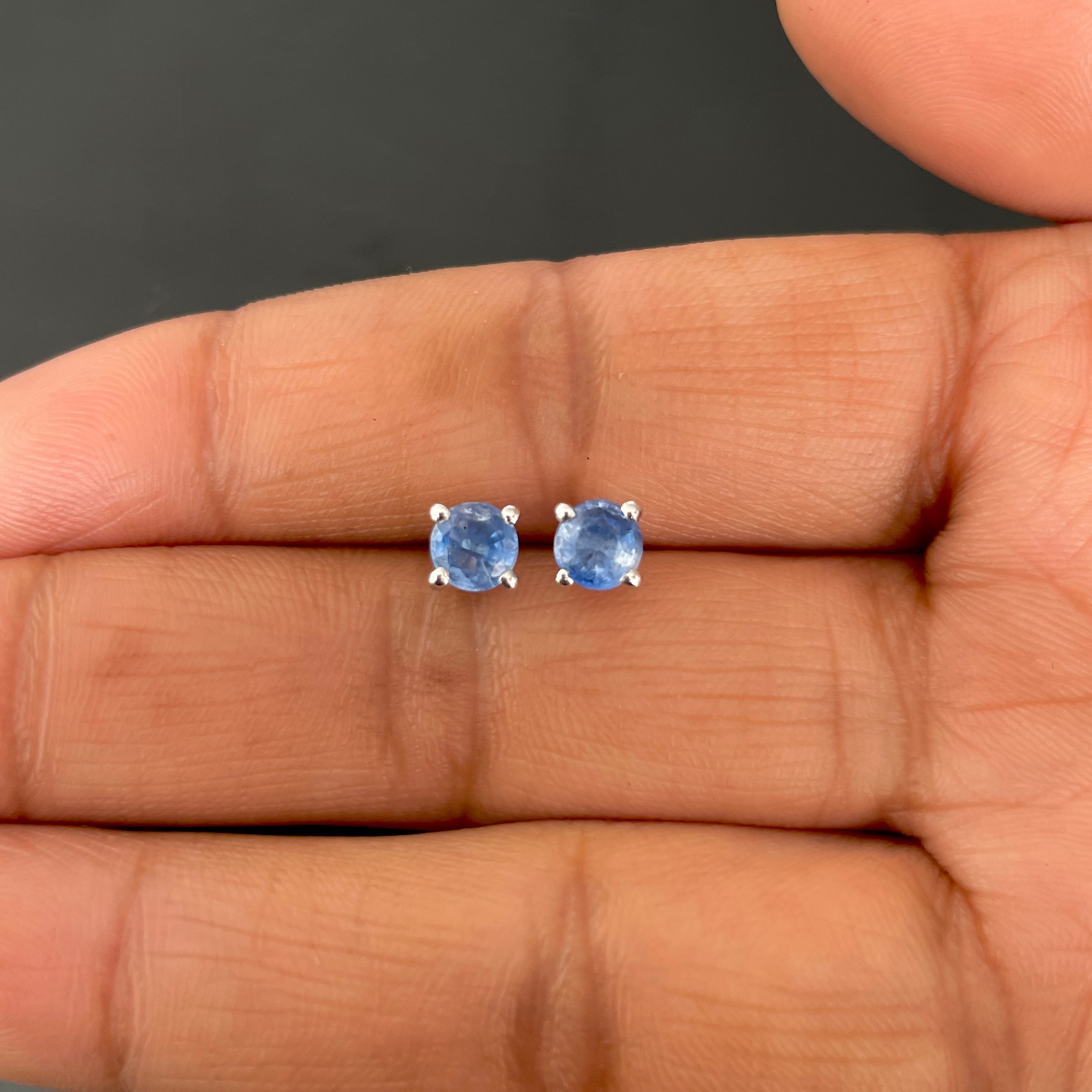 Kyanite Stud Earring-(KYN-SE-1321-B.)