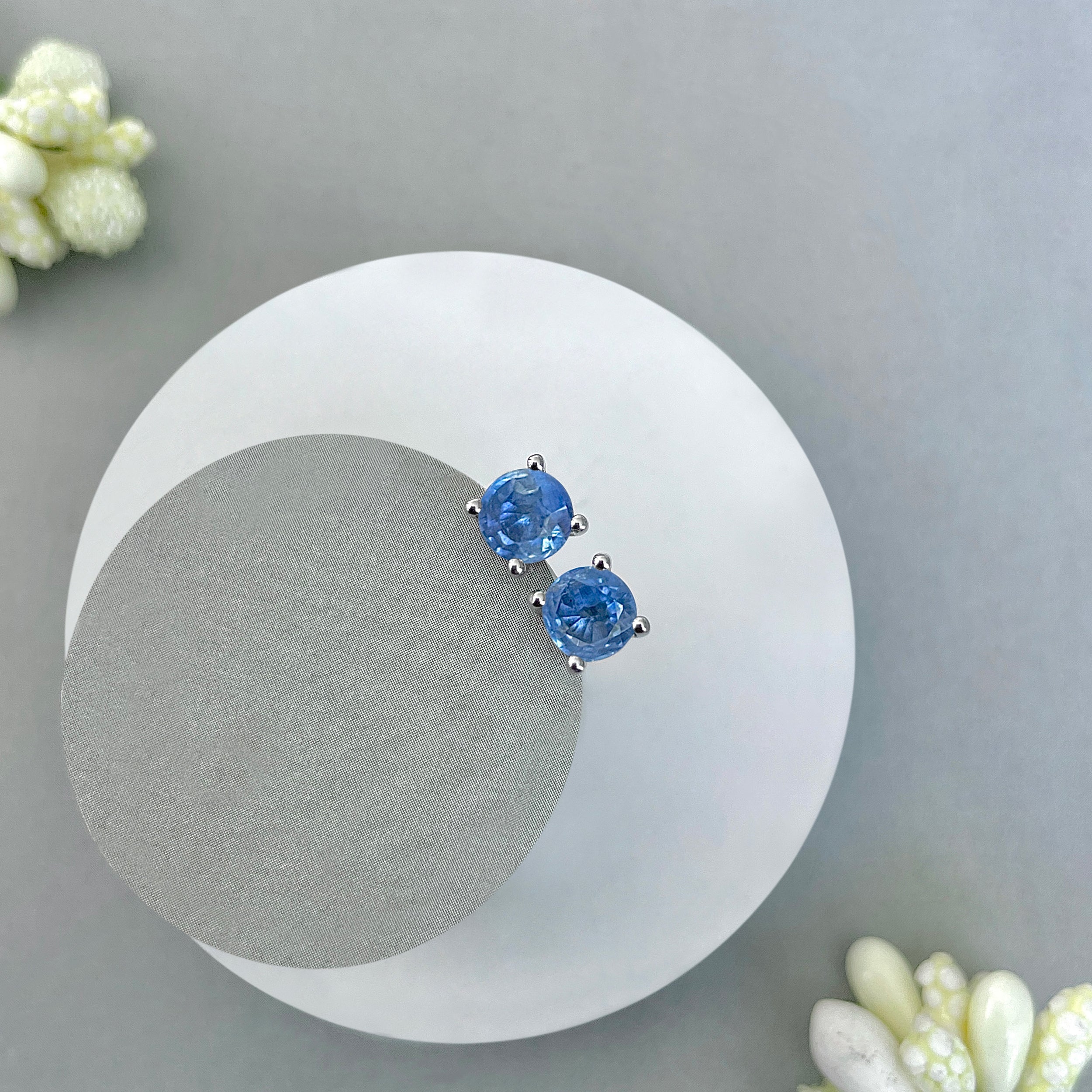 Kyanite Stud Earring-(KYN-SE-1321.)