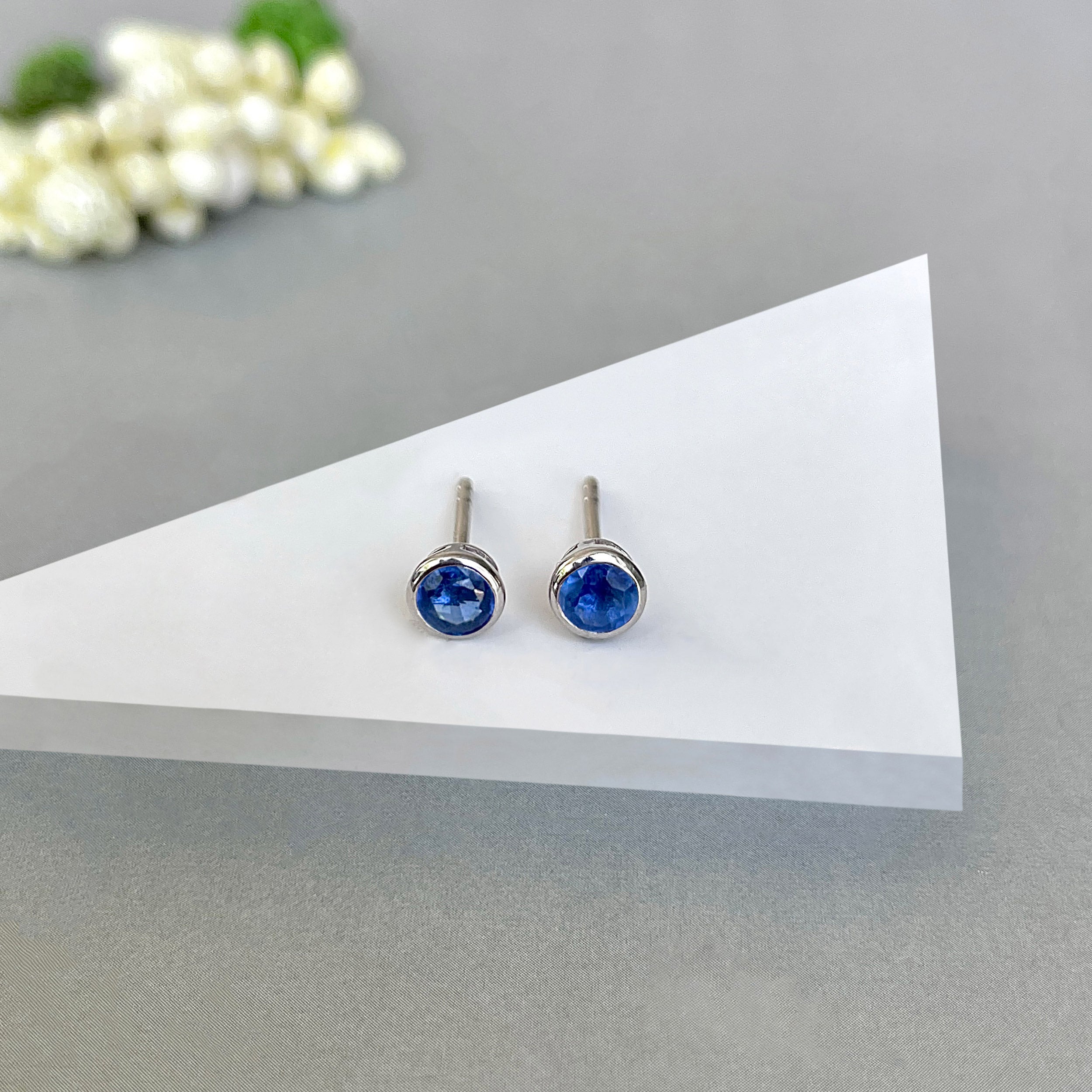 Kyanite Stud Earring-(KYN-SE-1375.)