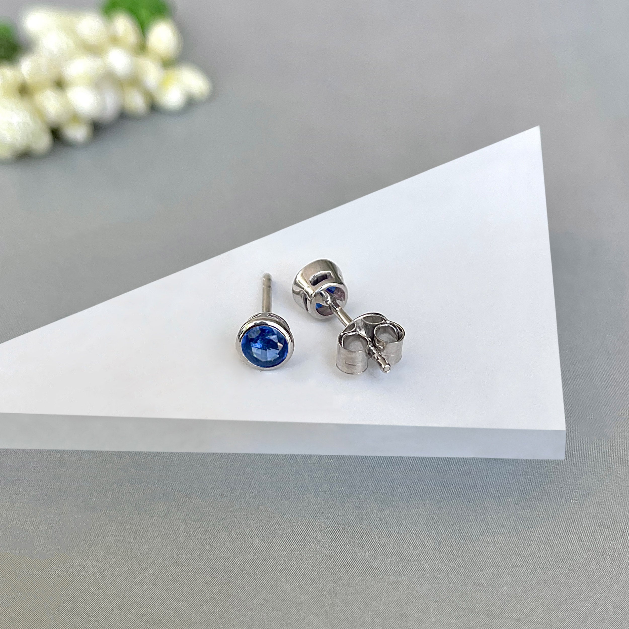 Kyanite Stud Earring-(KYN-SE-1375.)