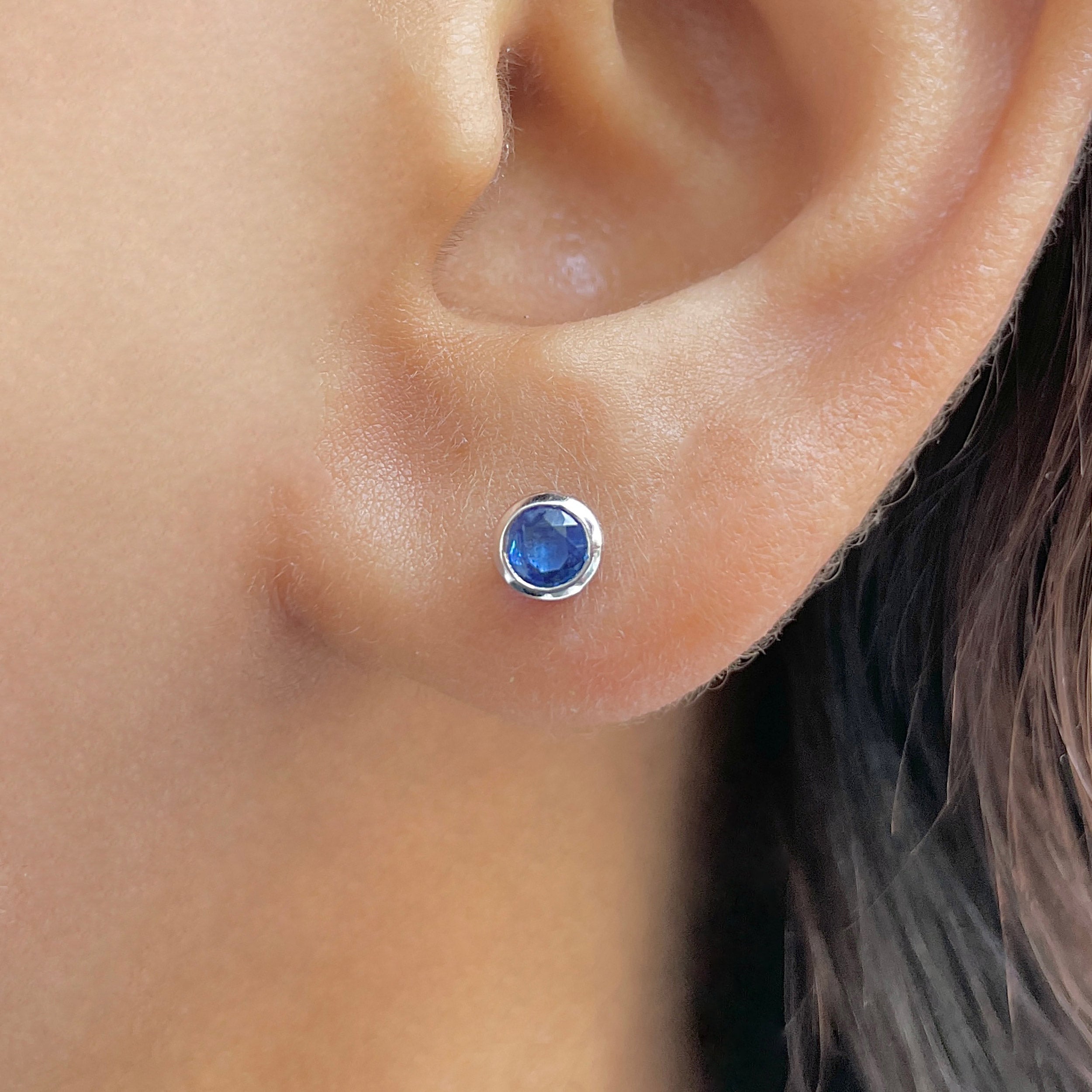 Kyanite Stud Earring-(KYN-SE-1375.)