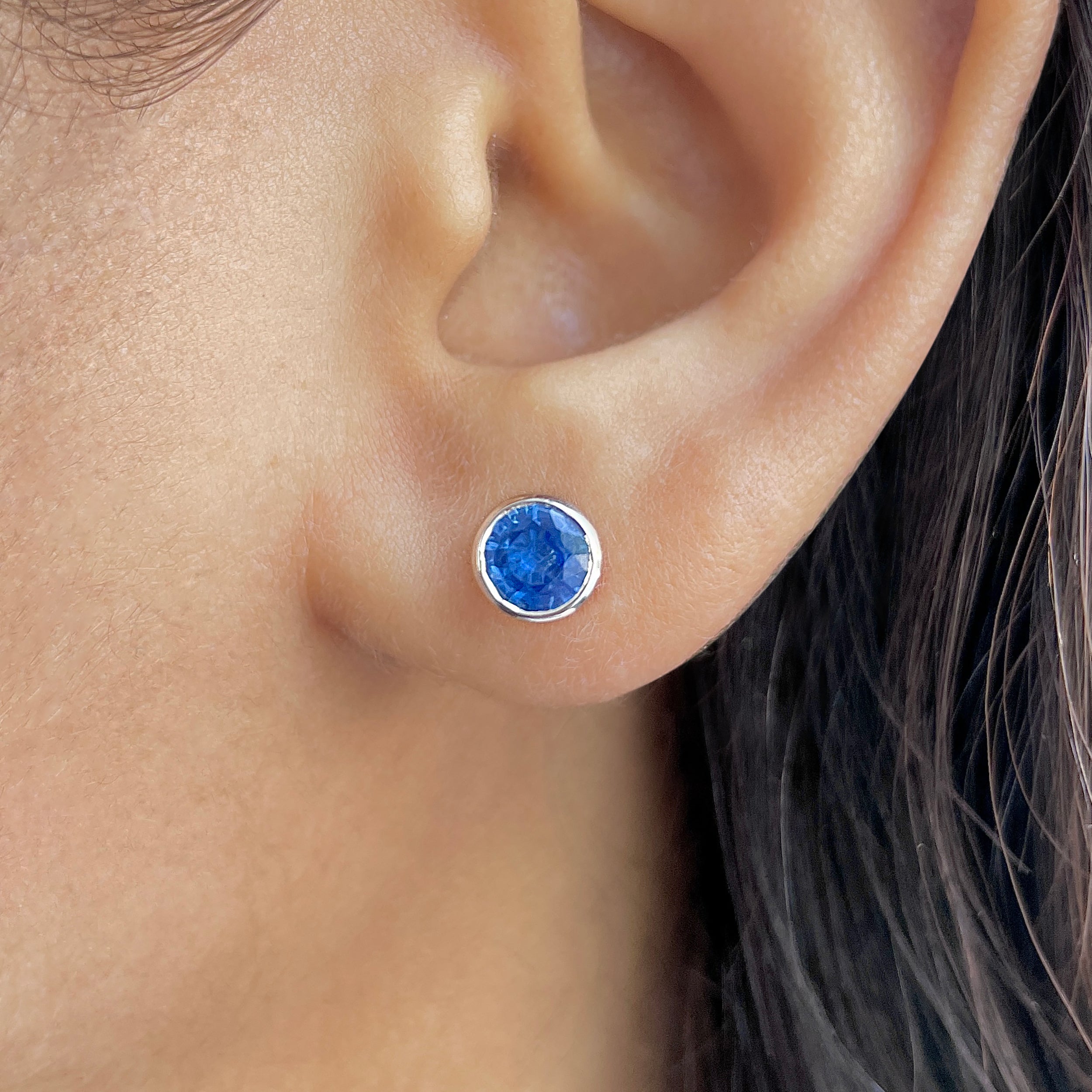 Kyanite Stud Earring-(KYN-SE-1425.)