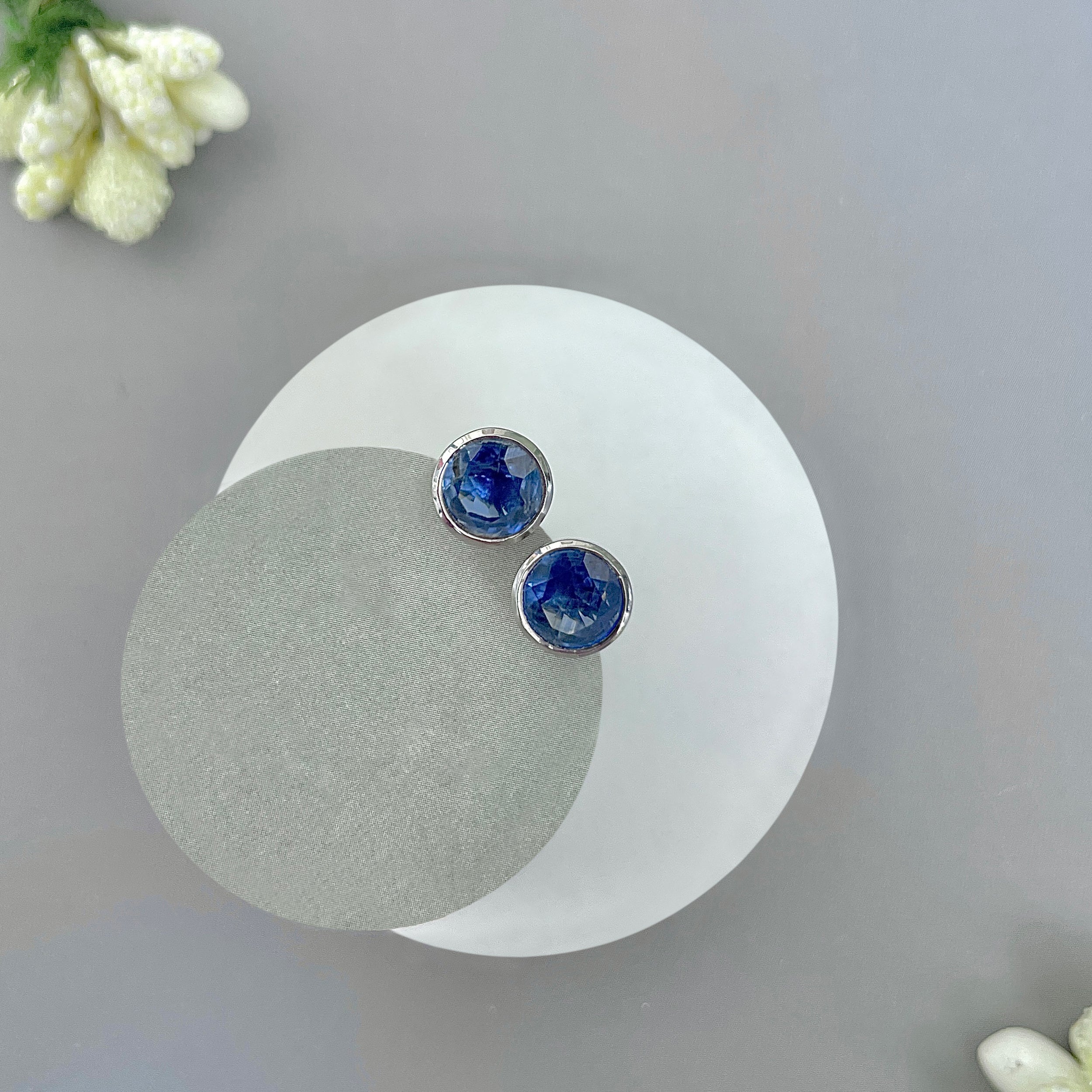 Kyanite Stud Earring-(KYN-SE-1426.)