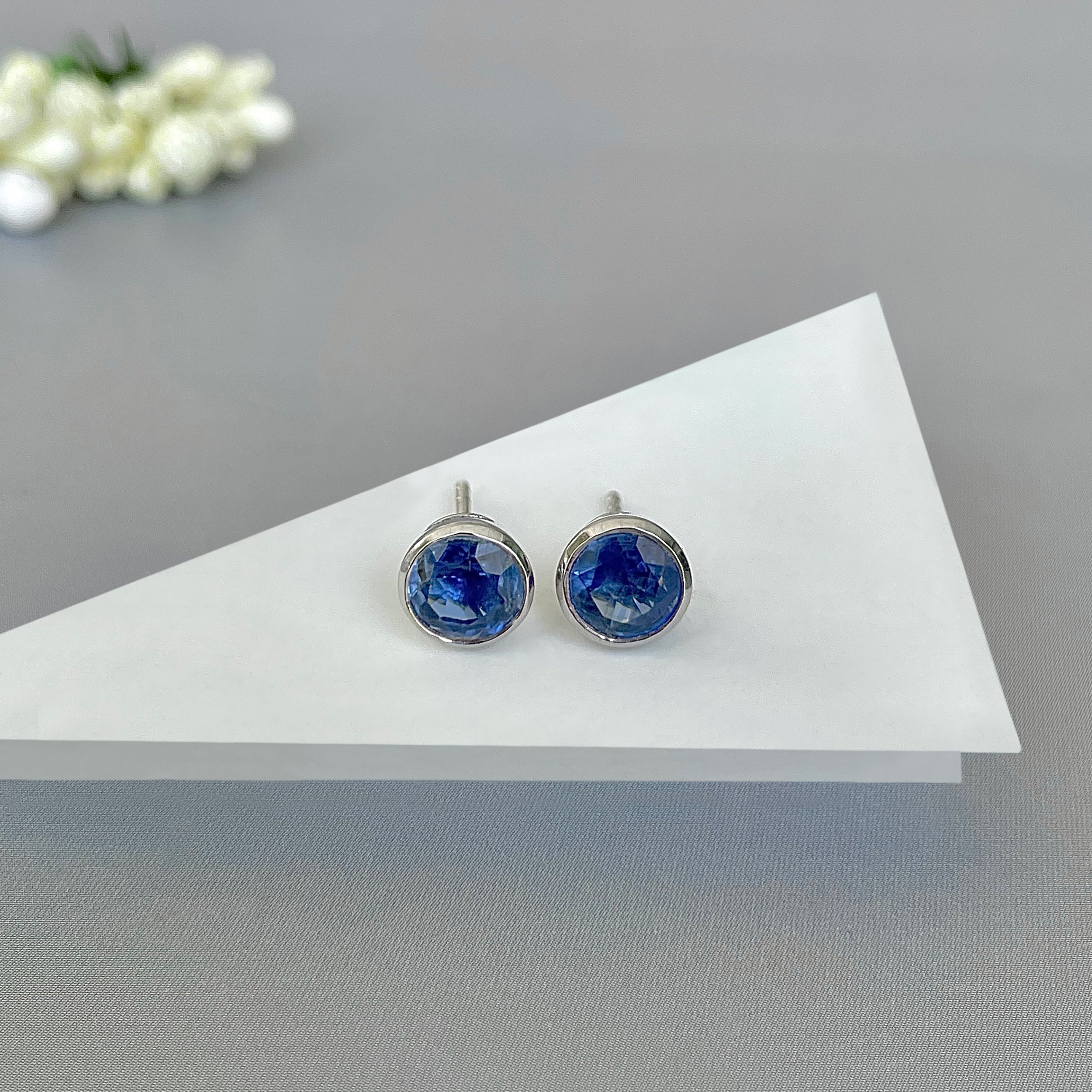 Kyanite Stud Earring-(KYN-SE-1426.)