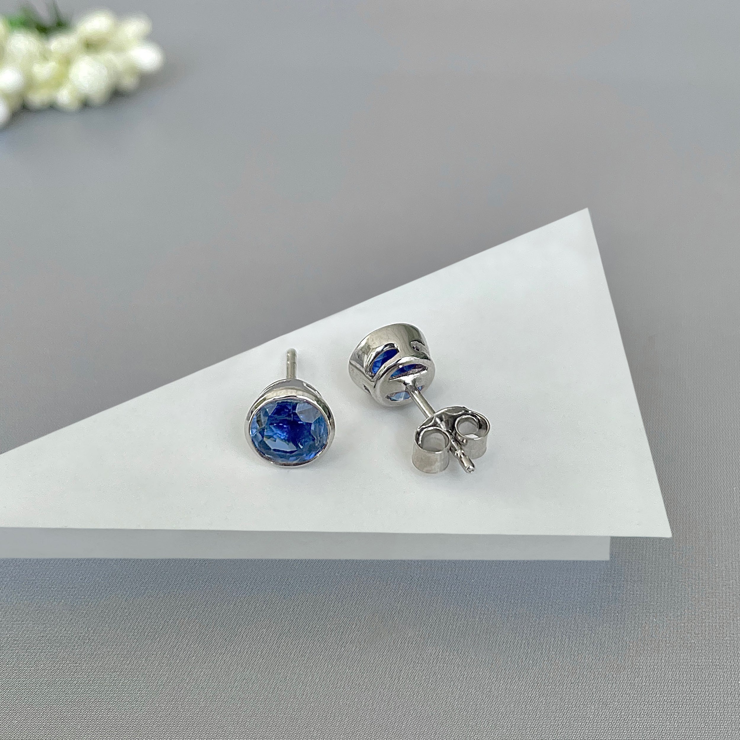 Kyanite Stud Earring-(KYN-SE-1426.)