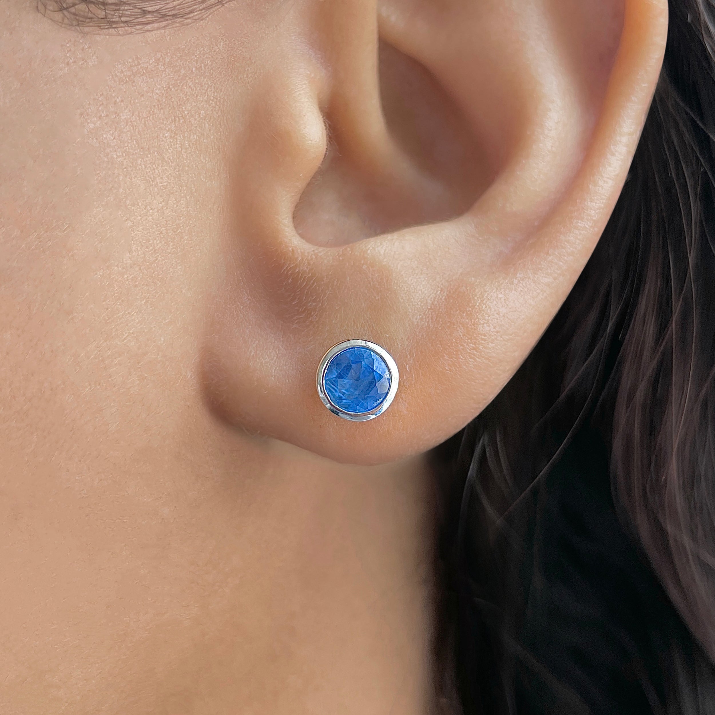 Kyanite Stud Earring-(KYN-SE-1426.)
