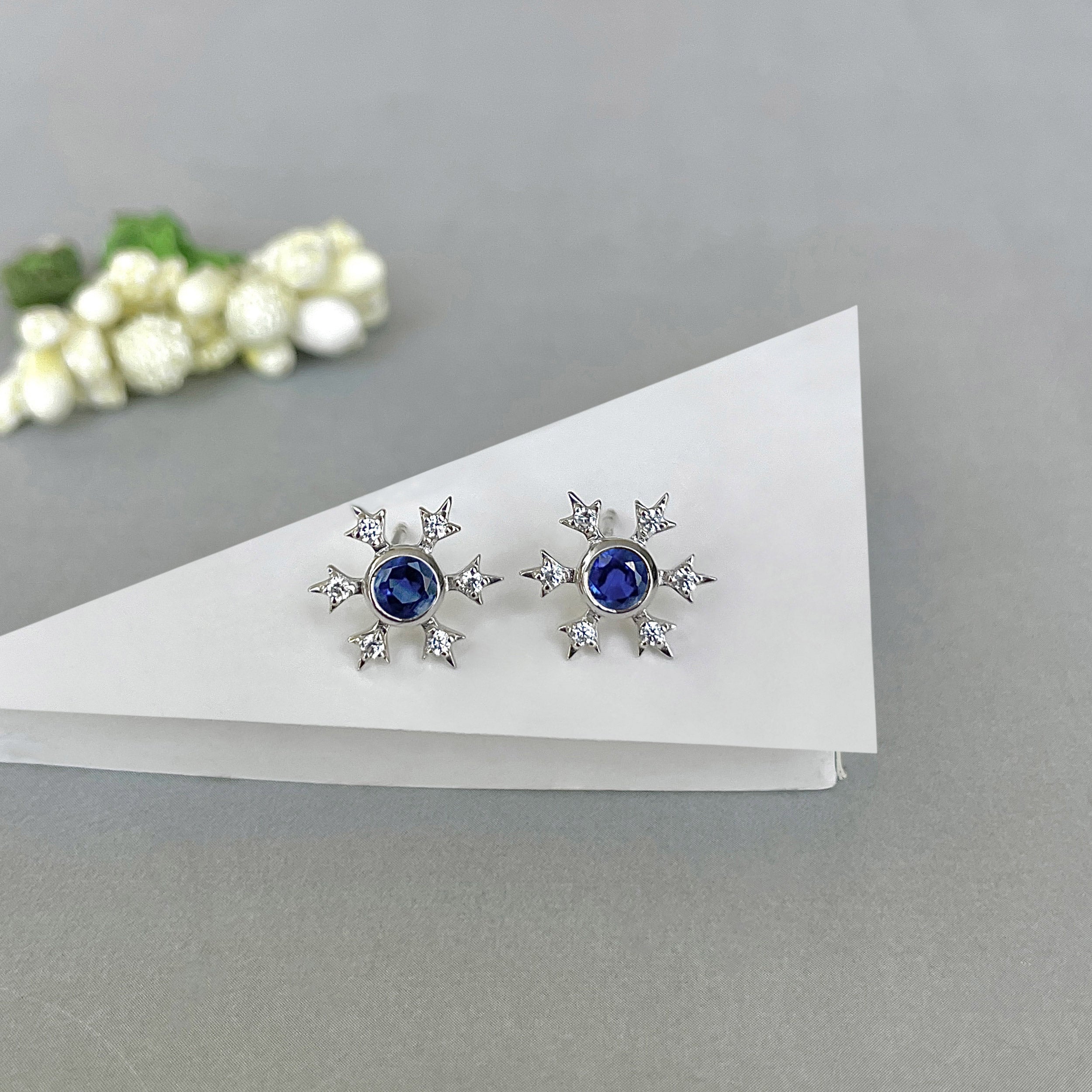 Kyanite Stud Earring-(KYN-SE-854.)