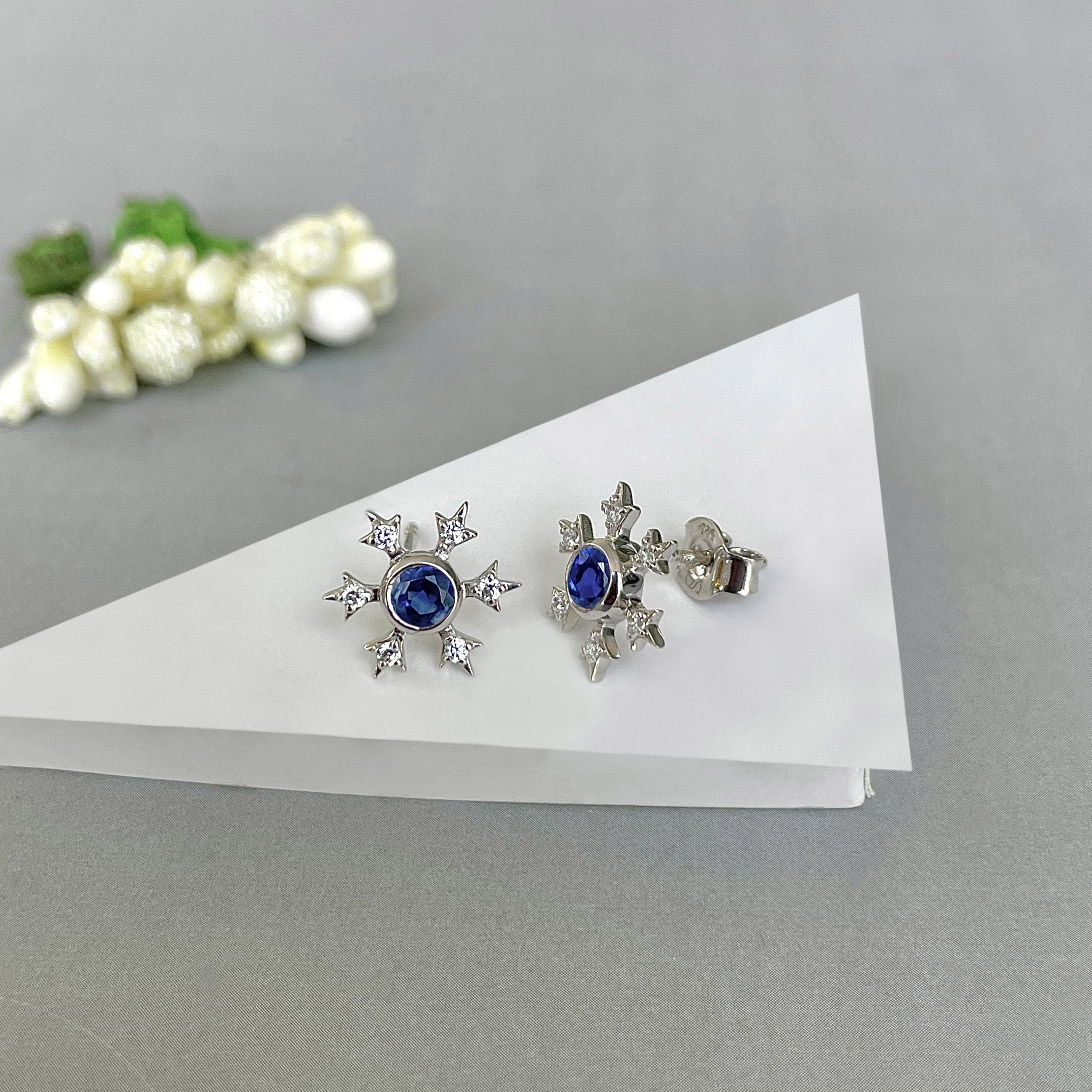 Kyanite Stud Earring-(KYN-SE-854.)
