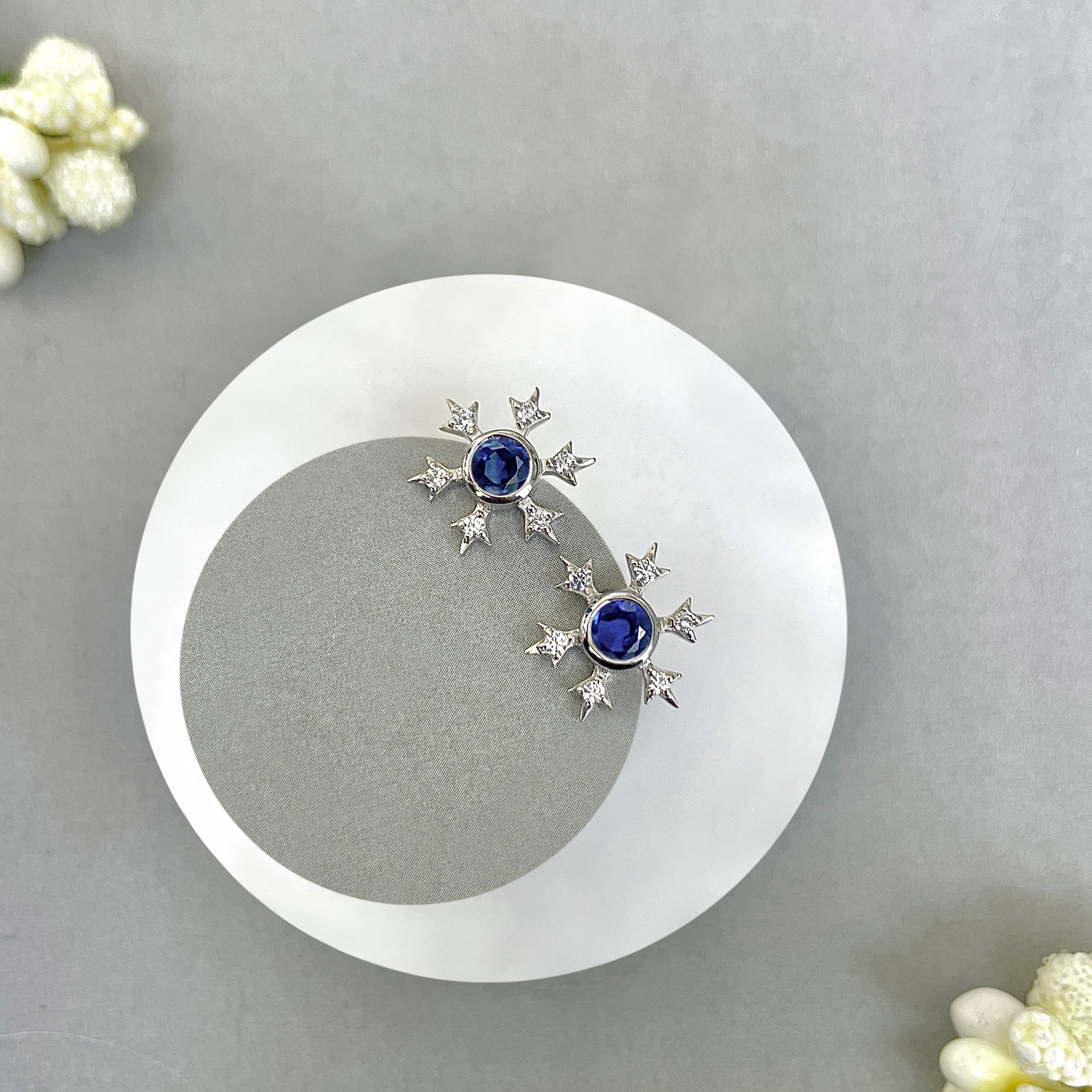 Kyanite Stud Earring-(KYN-SE-854.)