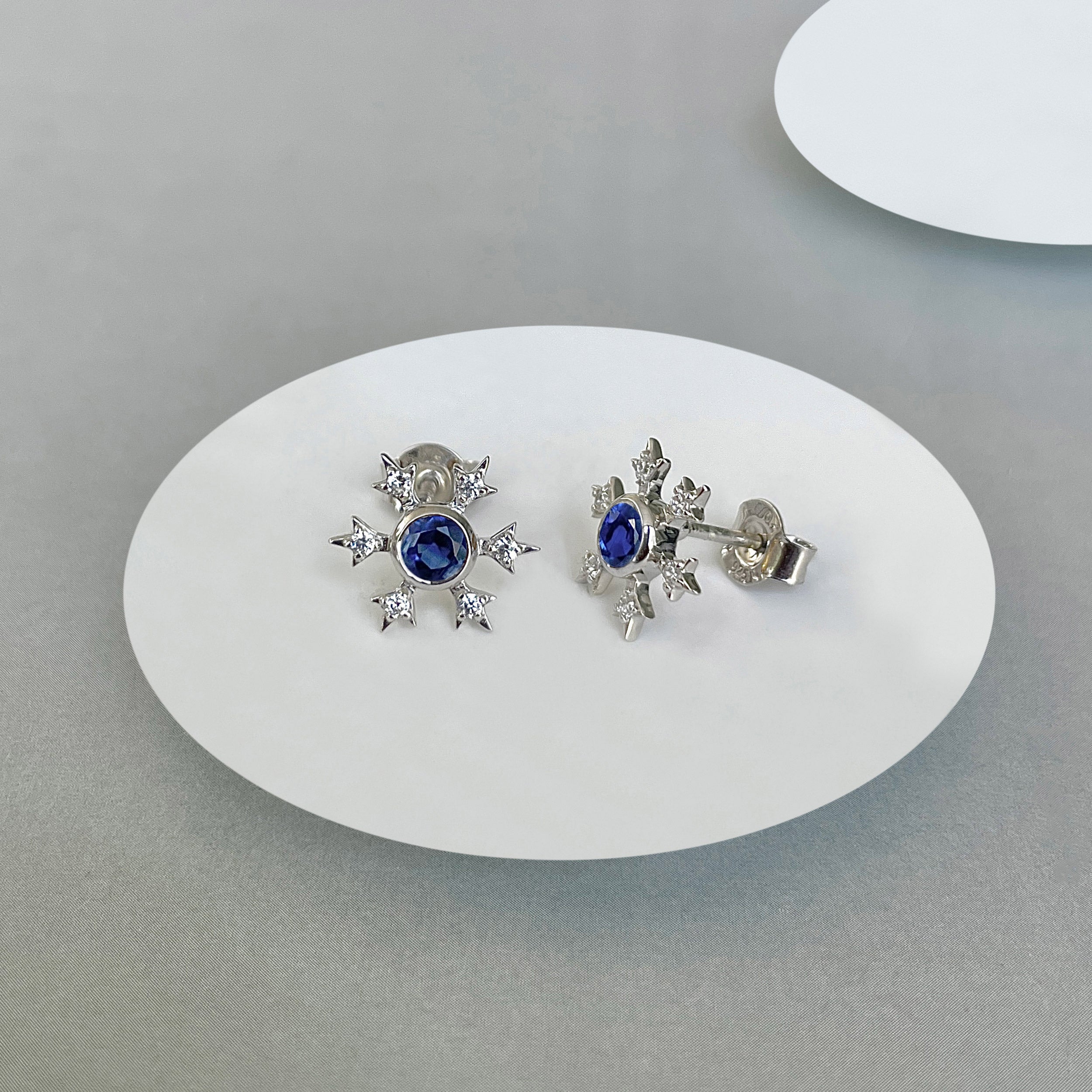 Kyanite Stud Earring-(KYN-SE-854.)