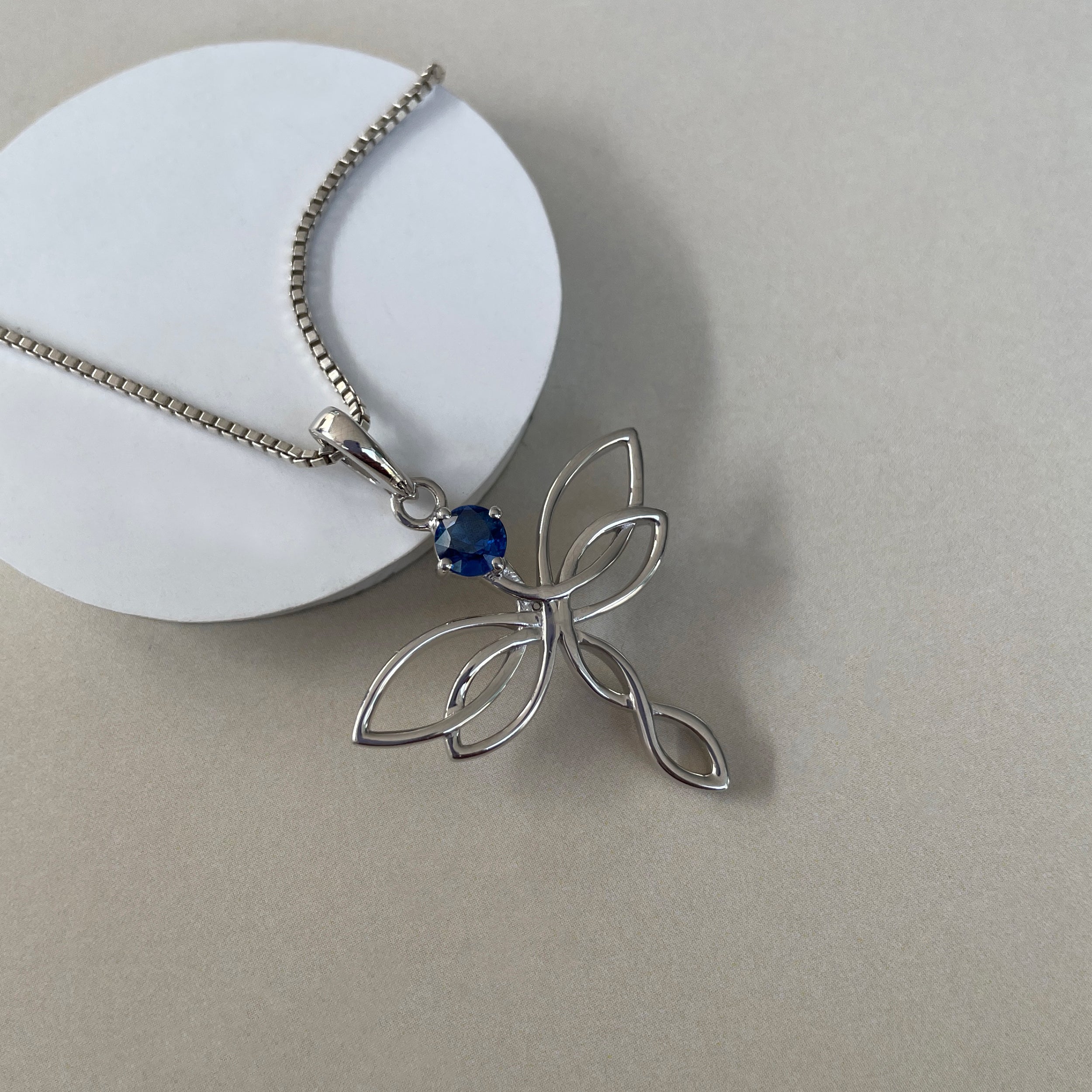 Kyanite Holy Cross Pendant-(KYN-SN-160P.)