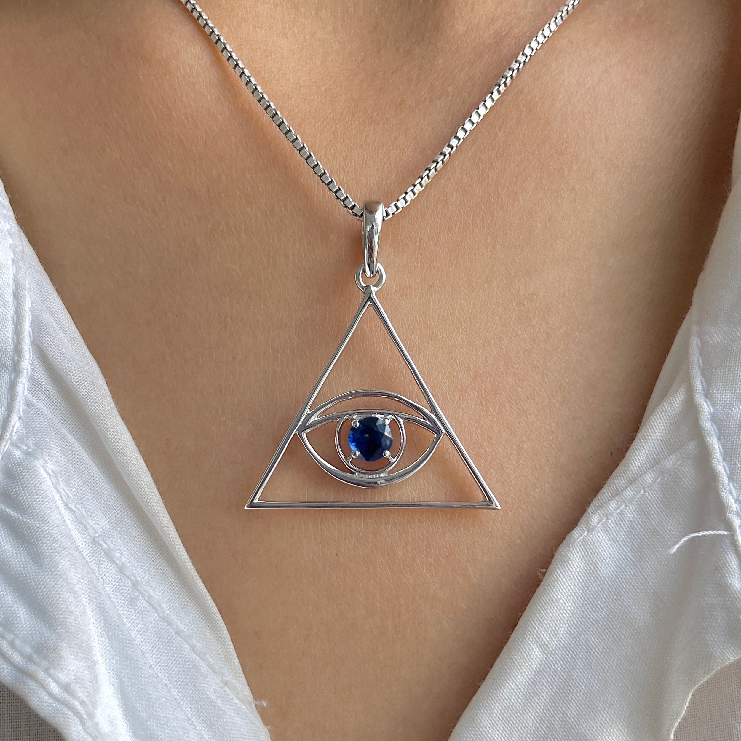 Kyanite Illuminati Pendant-(KYN-SN-175P.)