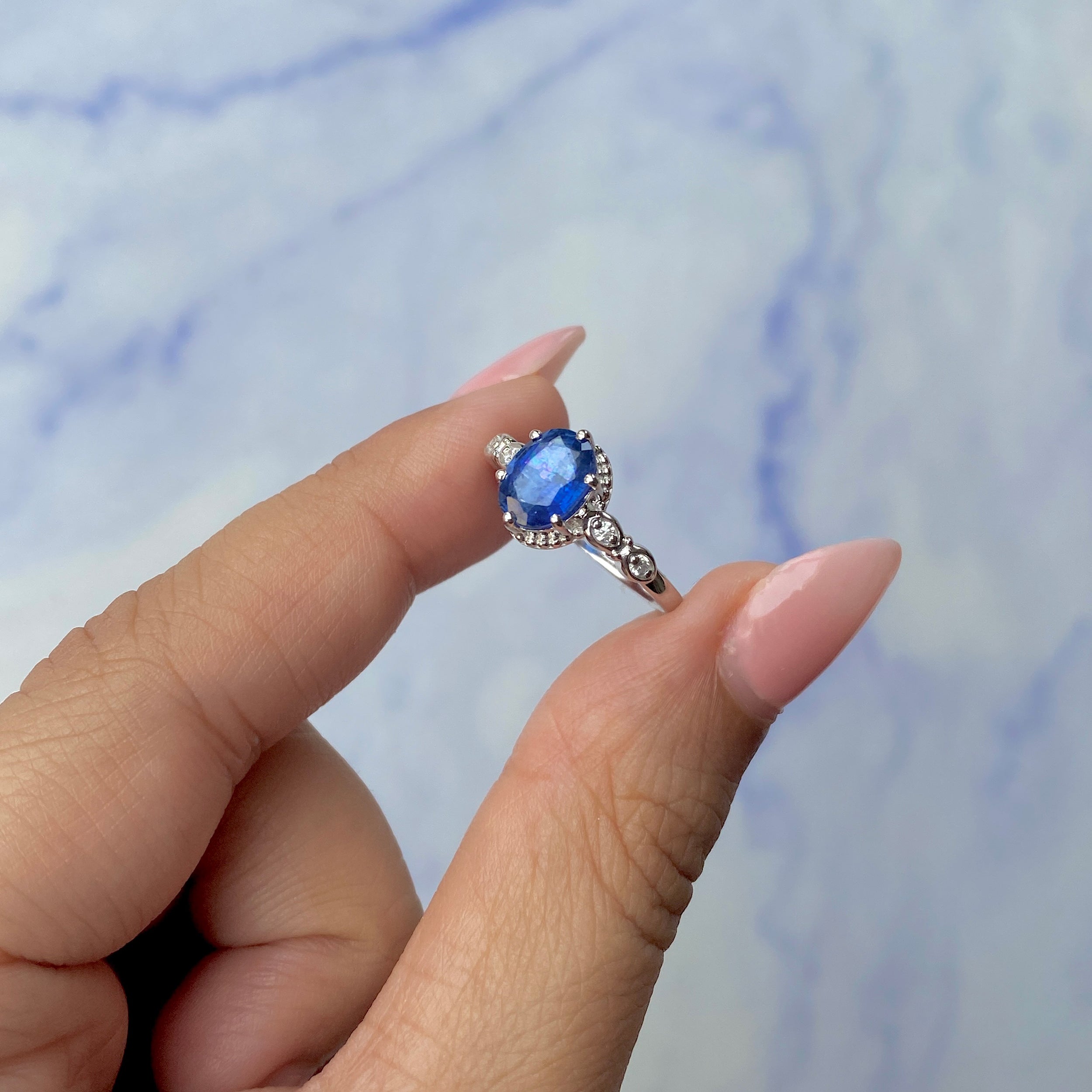 Kyanite Ring-(KYN-SR-2182.)