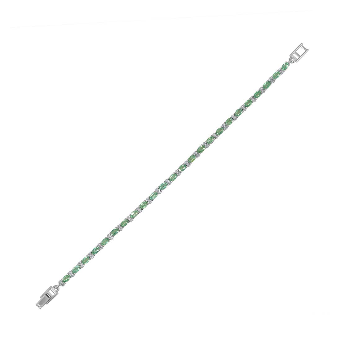 Green Kyanite & White Topaz Bracelet-(GKY-SB-110.) – Sagacia Jewelry