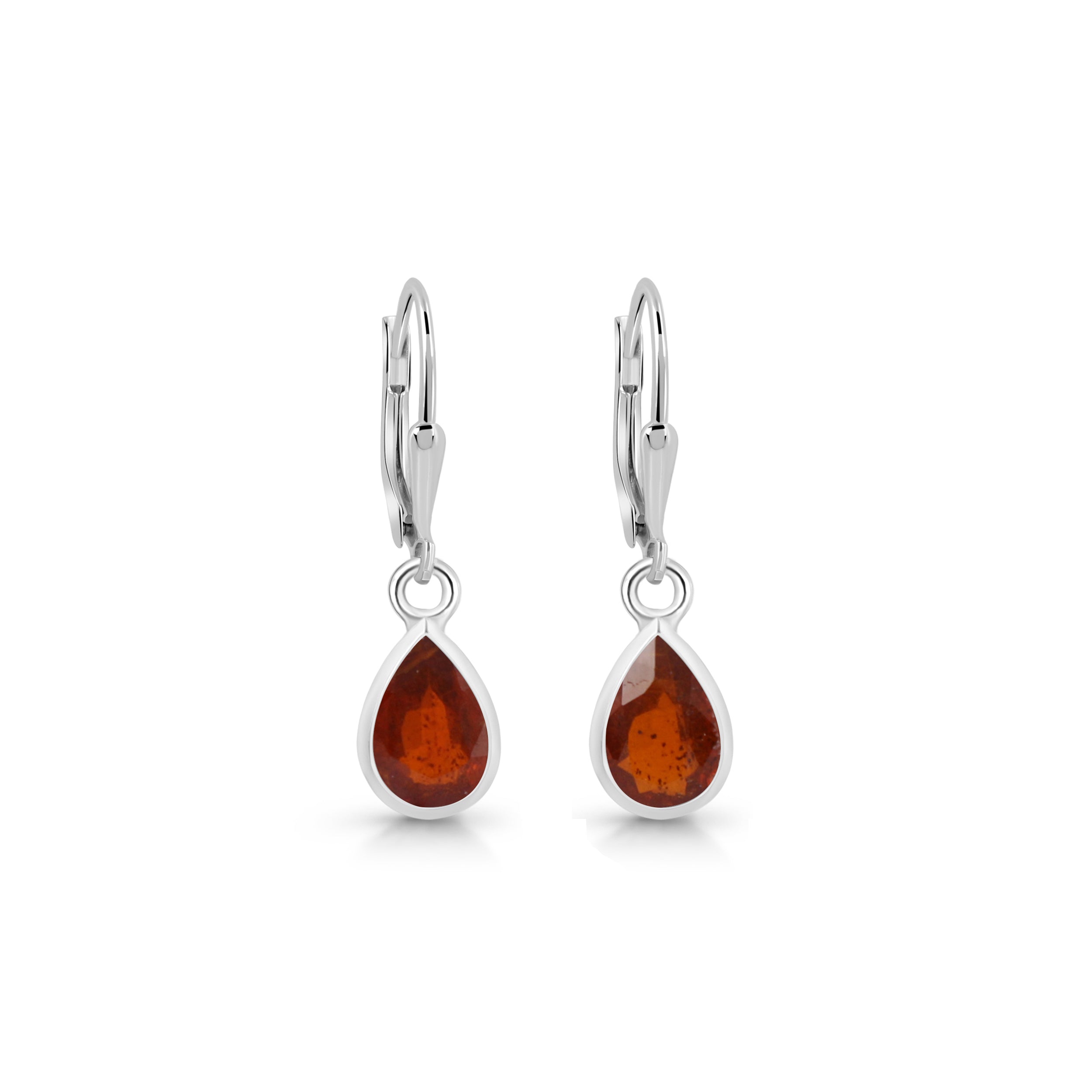 Orange Kyanite Leverback Earring-(KYN-SE-679-O.)