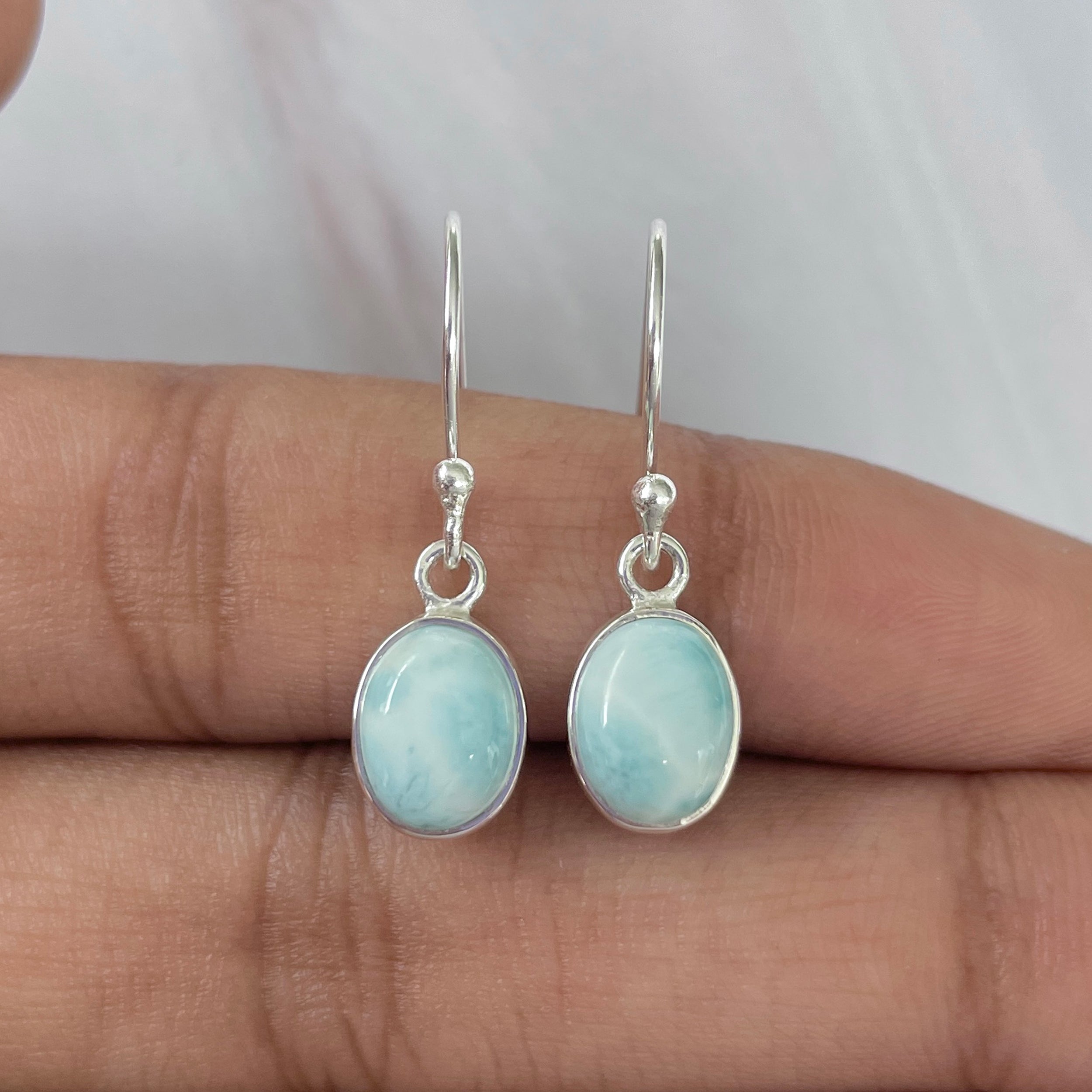 Larimar Earring-(LAR-E-1000.)