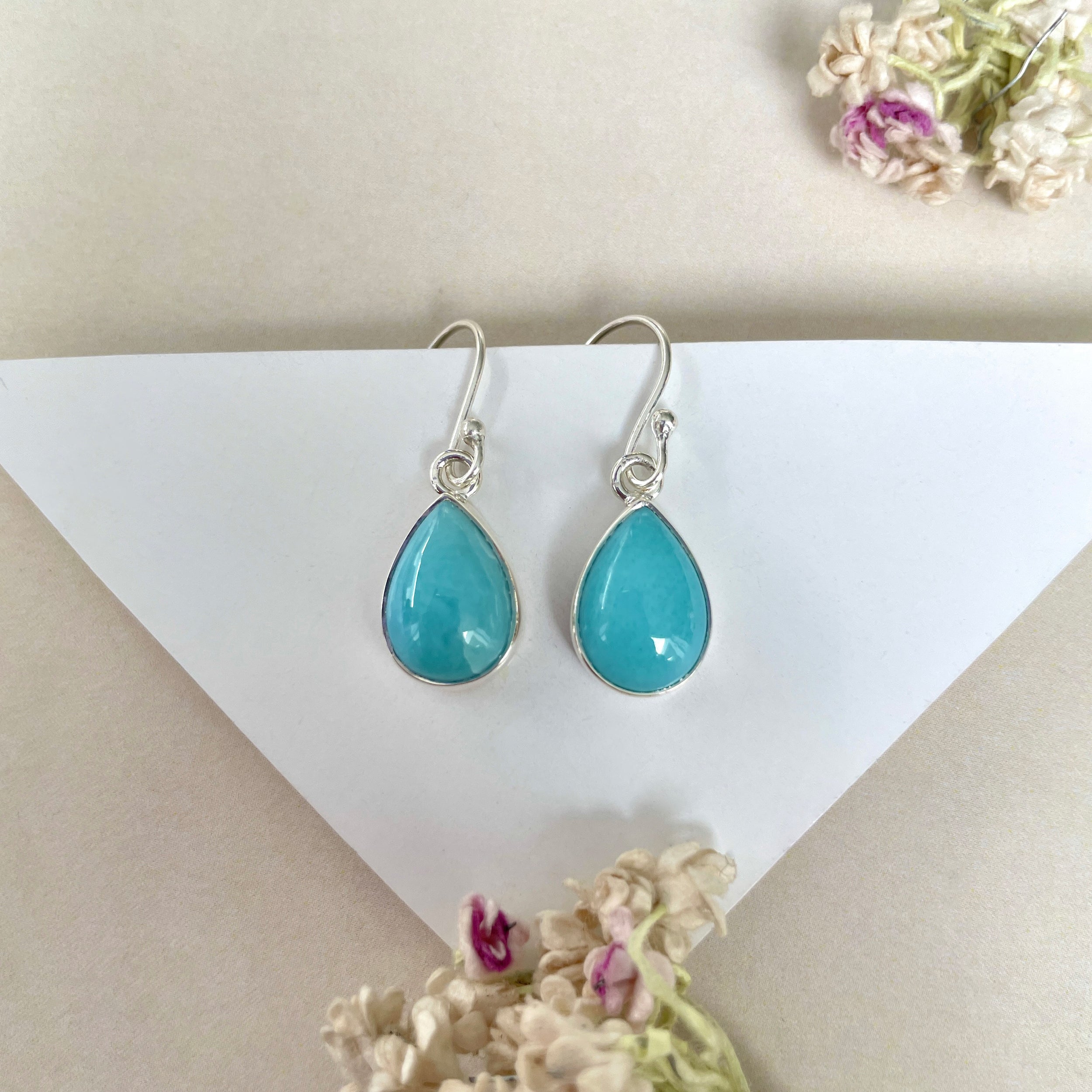 Larimar Earring-(LAR-E-1231.)