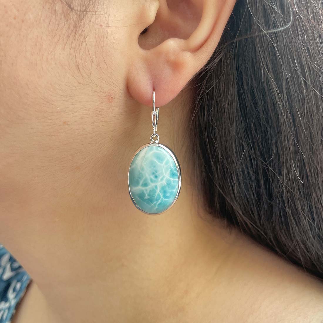 Larimar Earring-LAR-E-(132.)