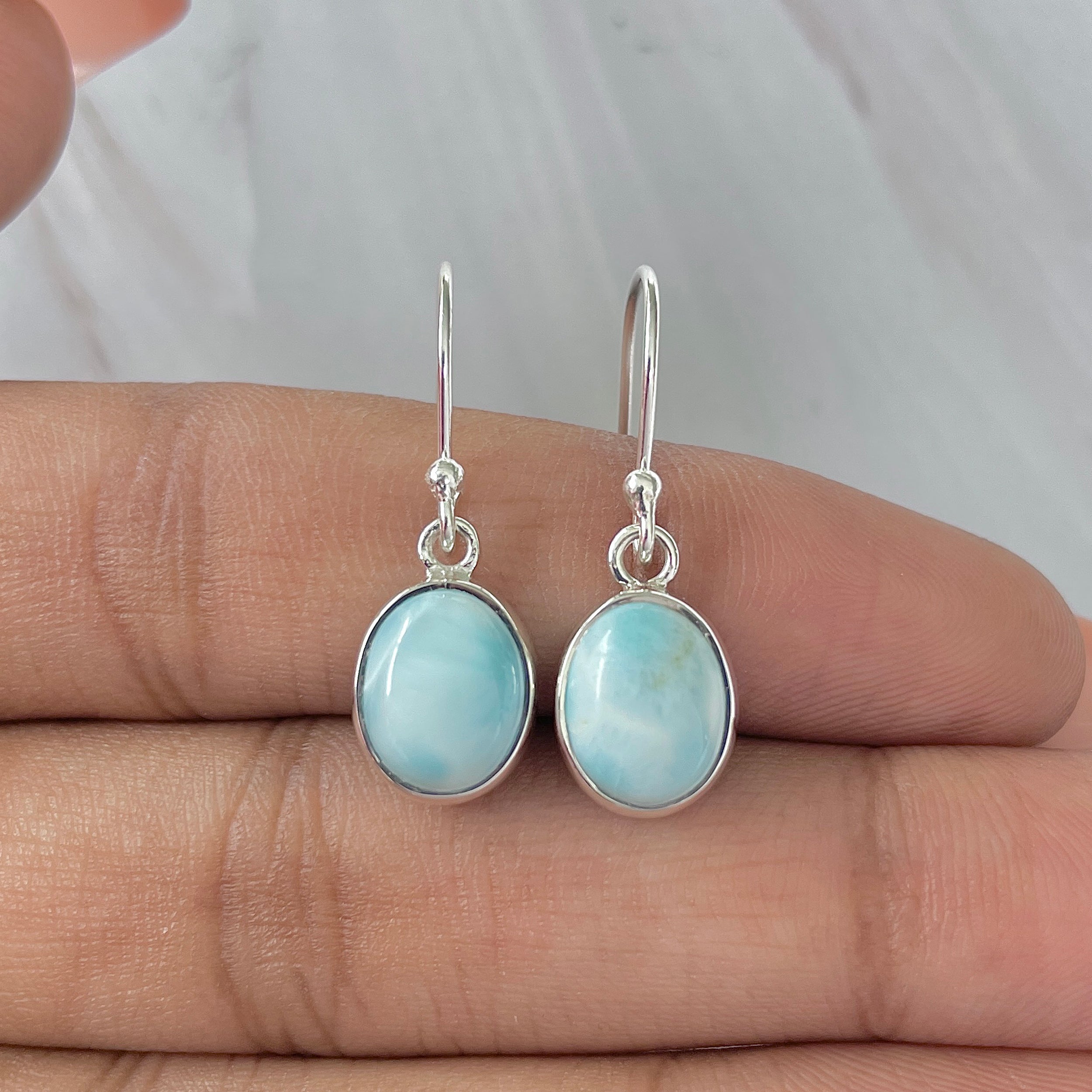 Larimar Earring-(LAR-E-1500.)
