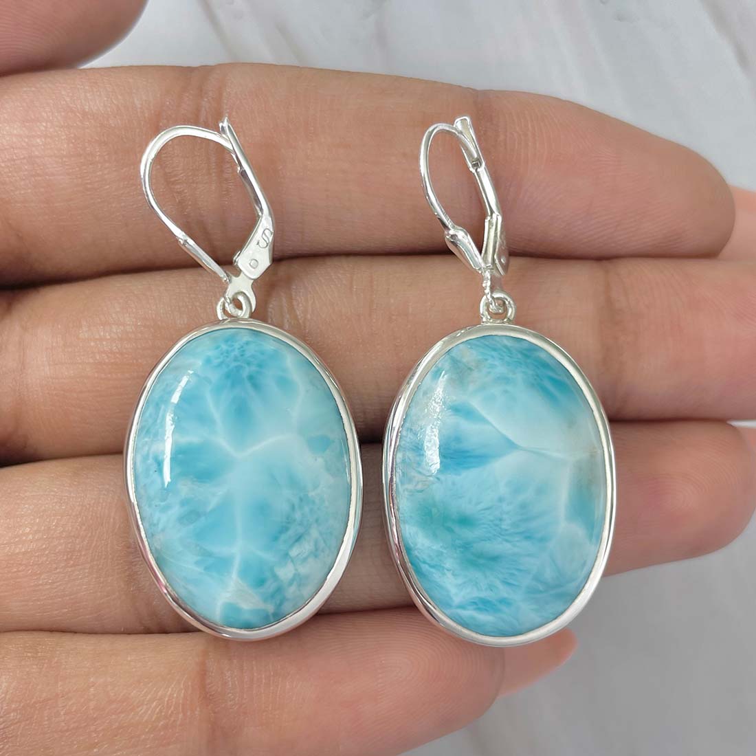 Larimar Earring-LAR-E-(164.)