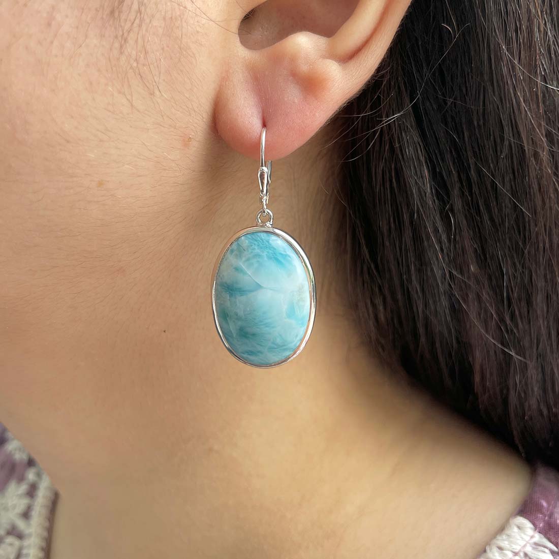 Larimar Earring-LAR-E-(164.)