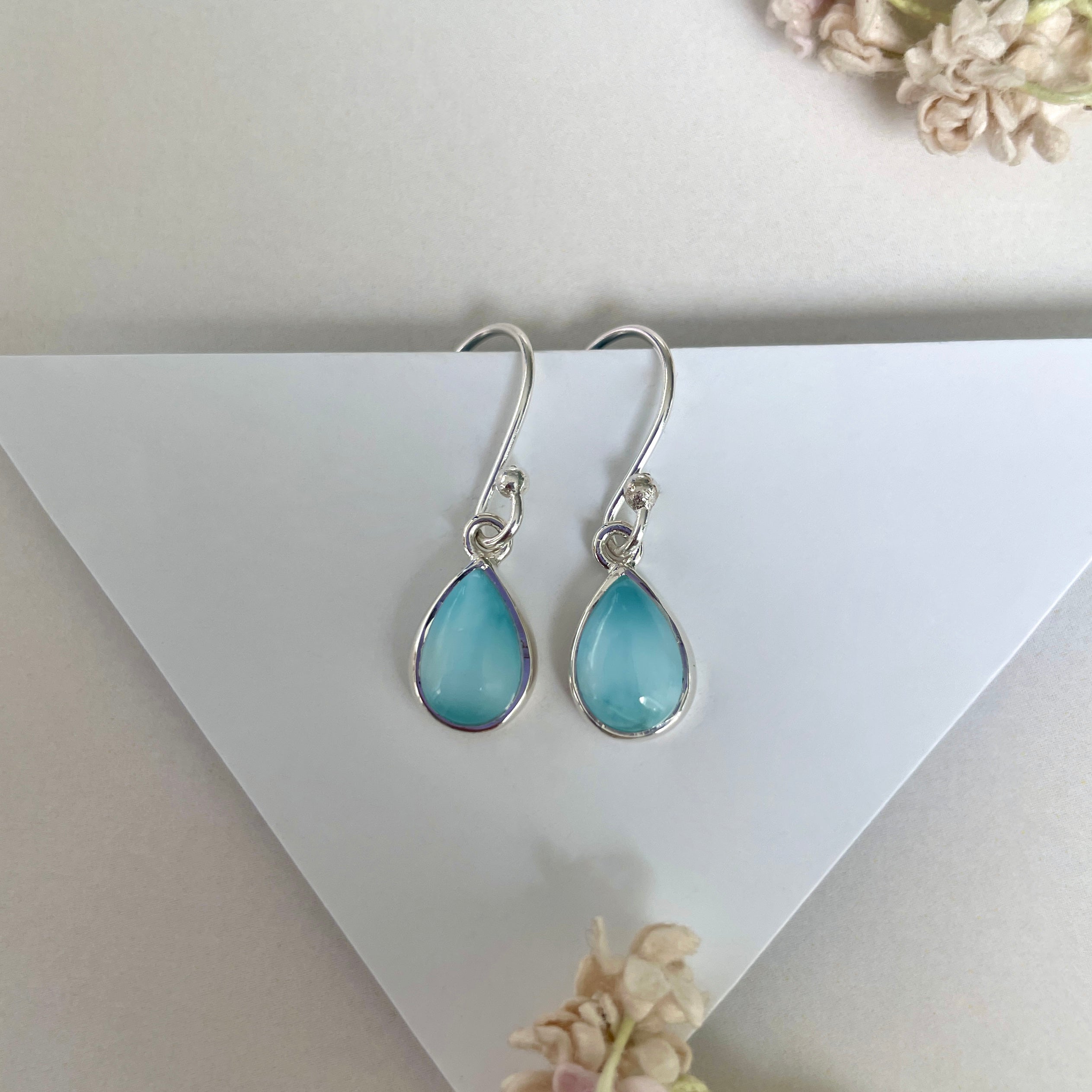 Larimar Earring-(LAR-E-1920.)