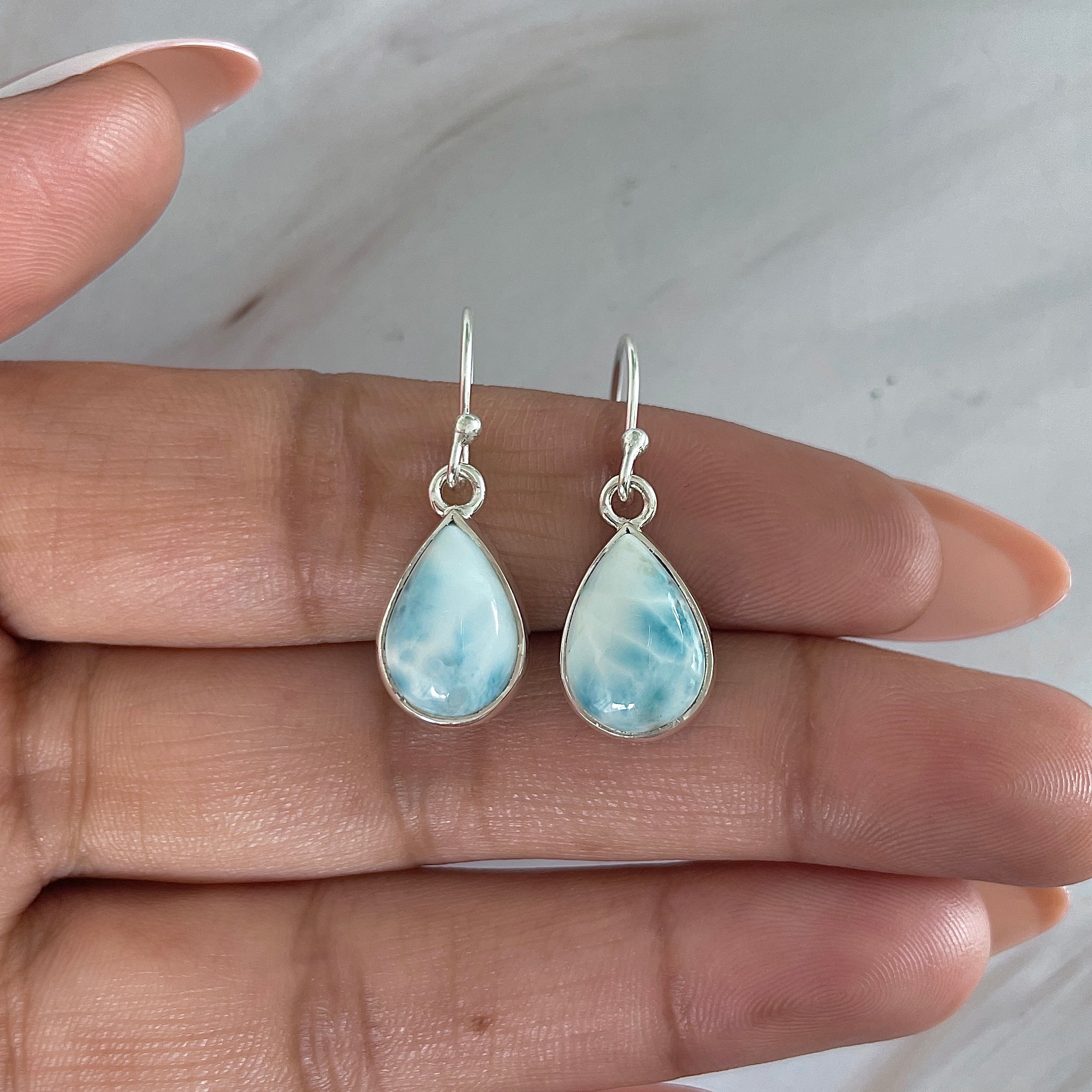 Larimar Earring-(LAR-E-2000.)