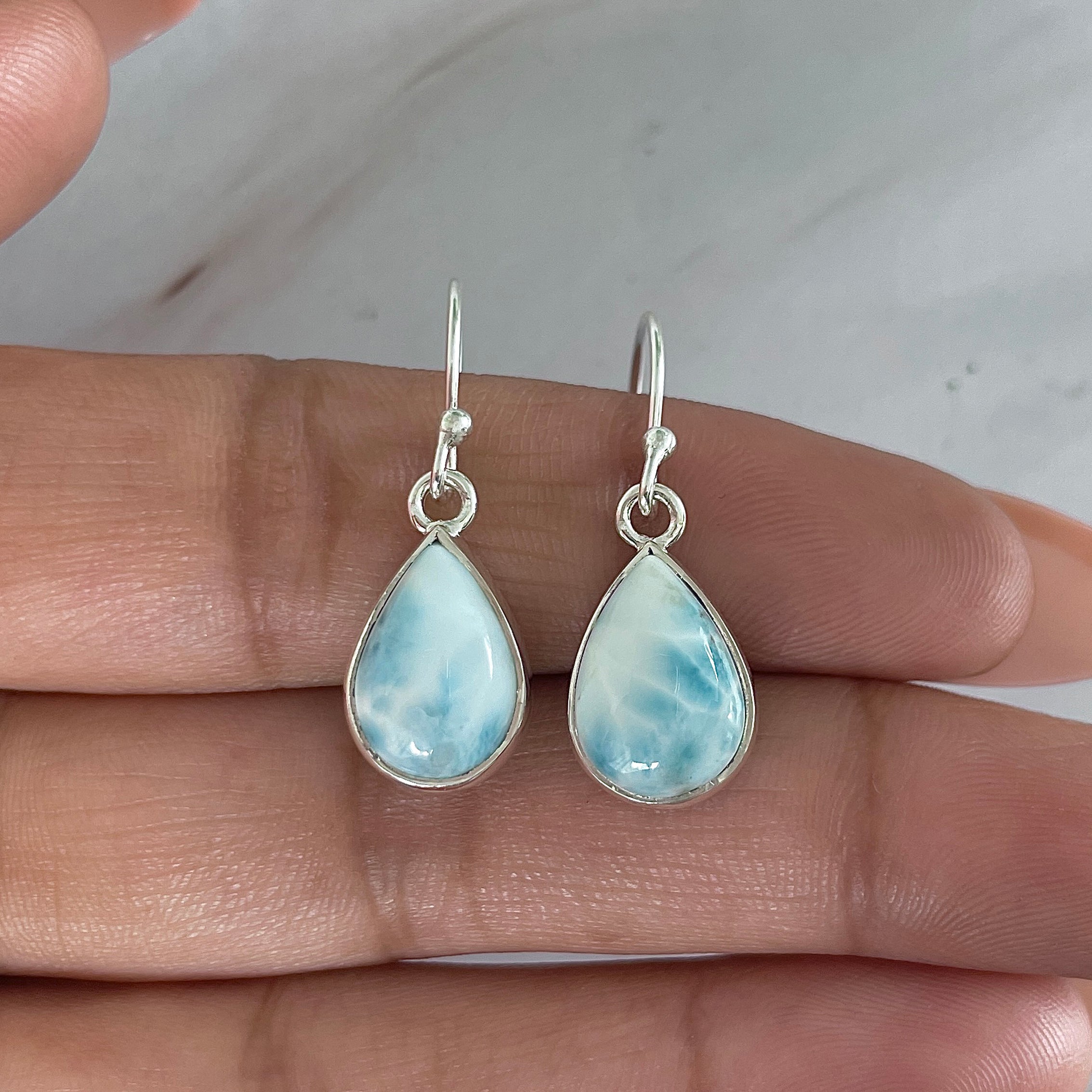 Larimar Earring-(LAR-E-2000.)