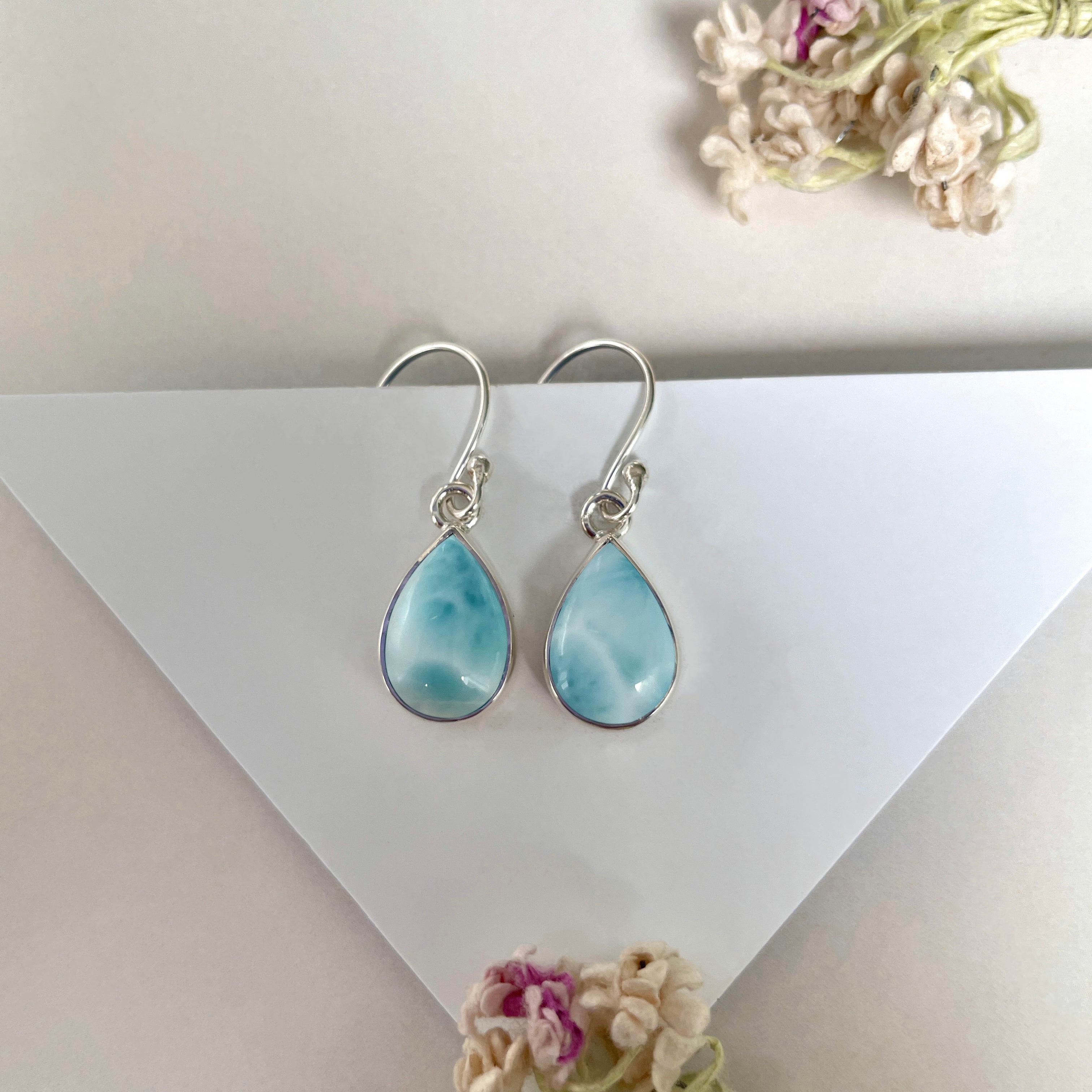 Larimar Earring-(LAR-E-2001.)