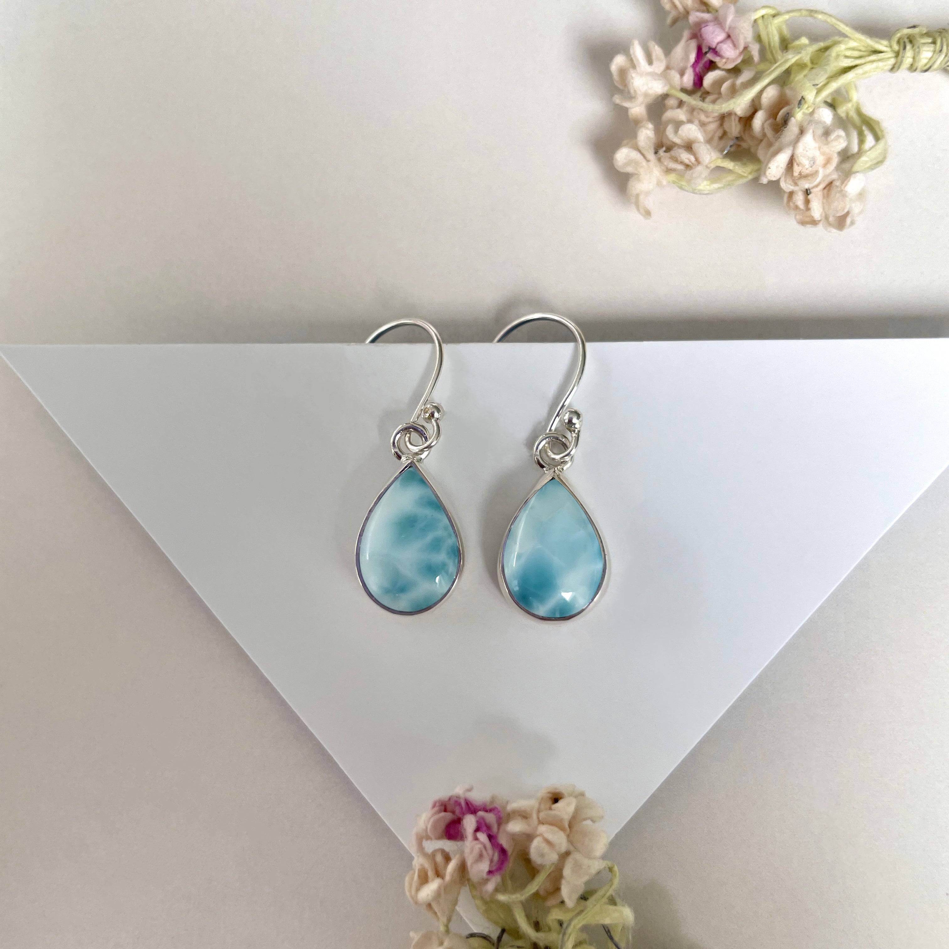 Larimar Earring-(LAR-E-2004.)