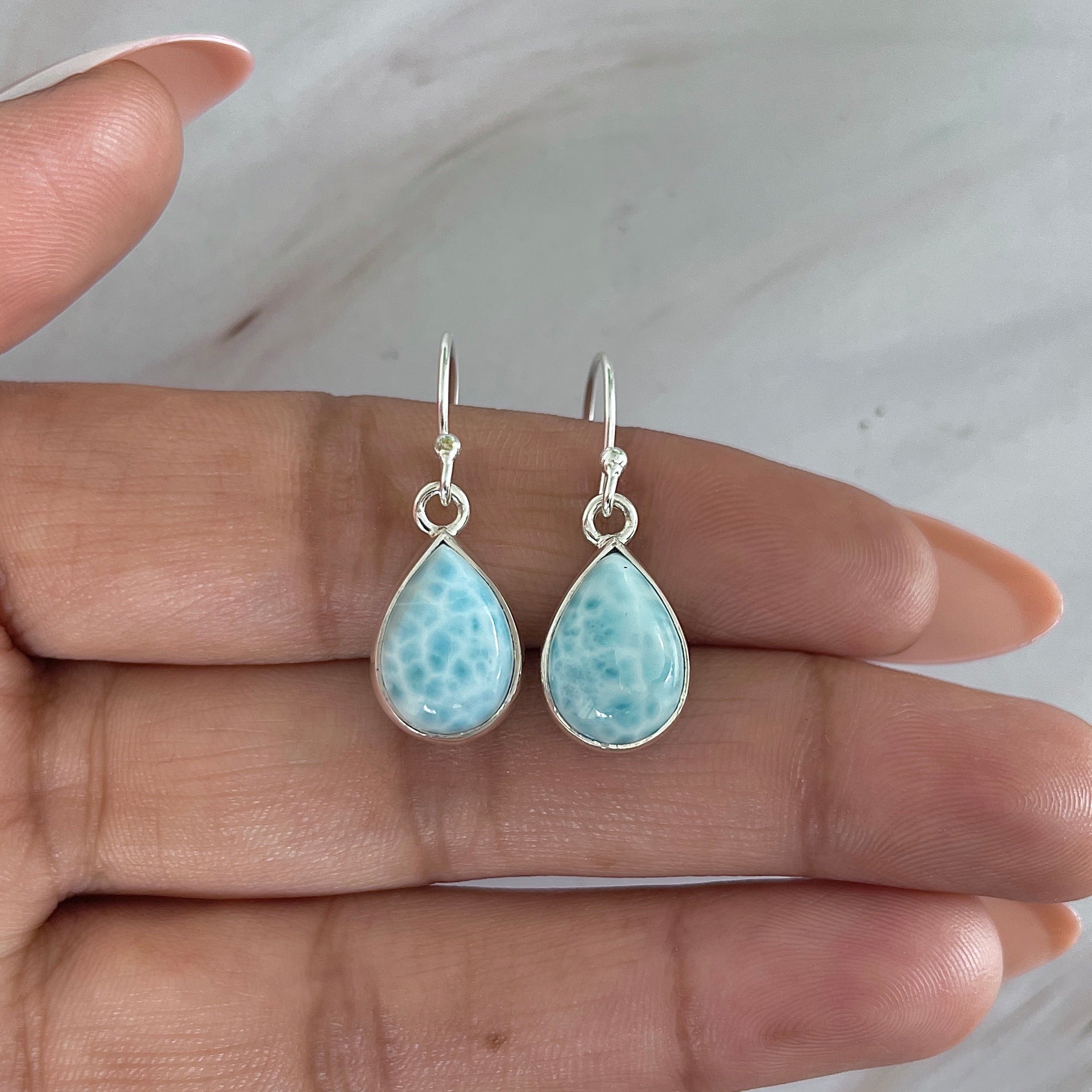 Larimar Earring-(LAR-E-2006.)
