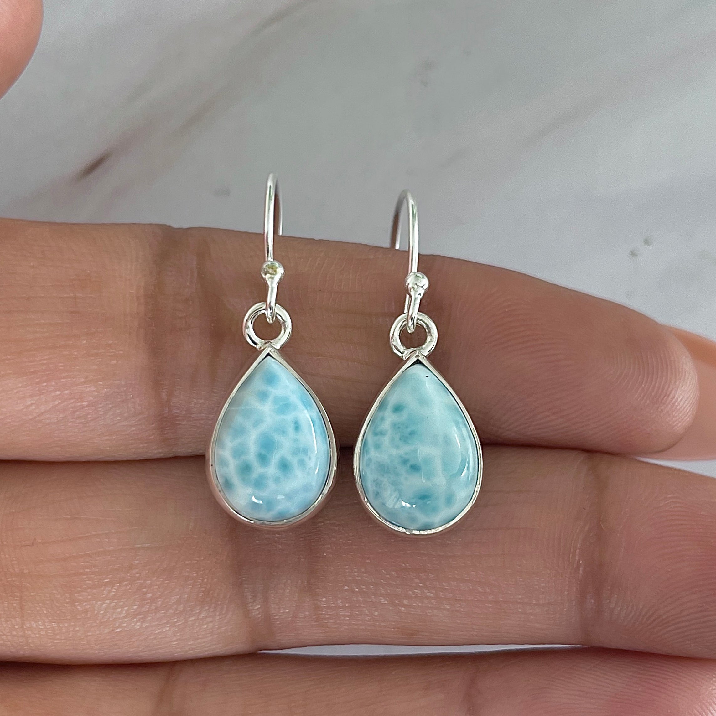 Larimar Earring-(LAR-E-2006.)