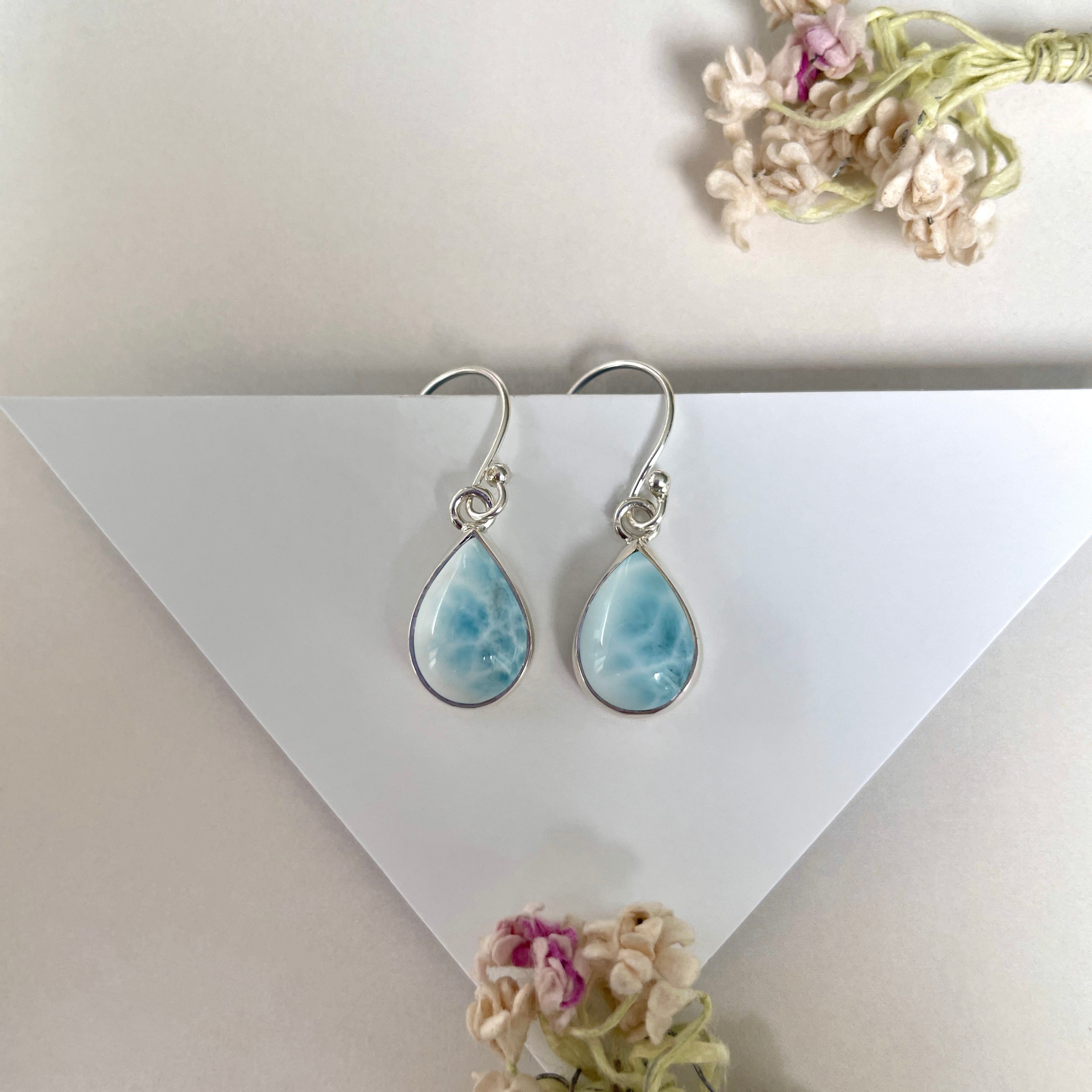 Larimar Earring-(LAR-E-2007.)
