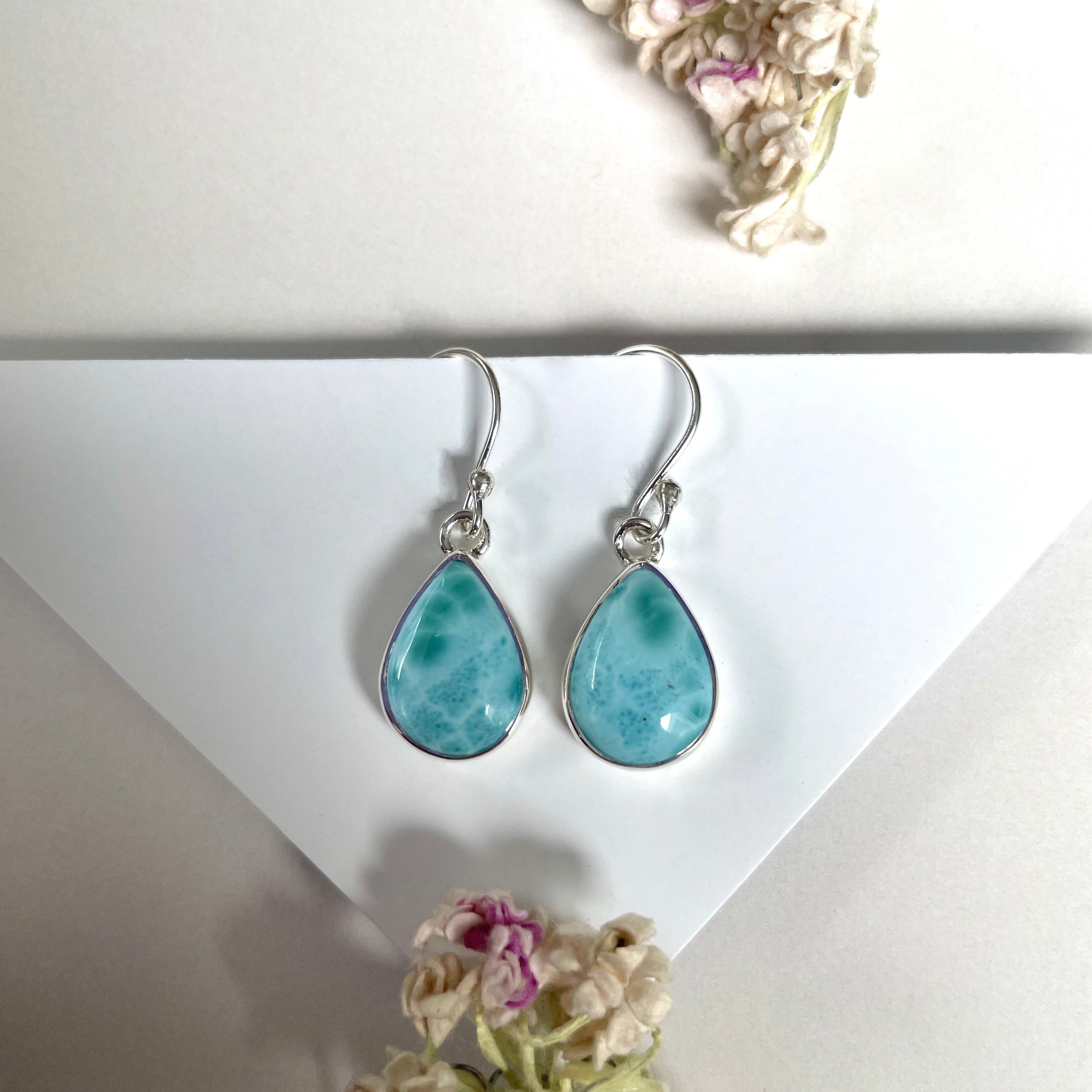 Larimar Earring-(LAR-E-2008.)