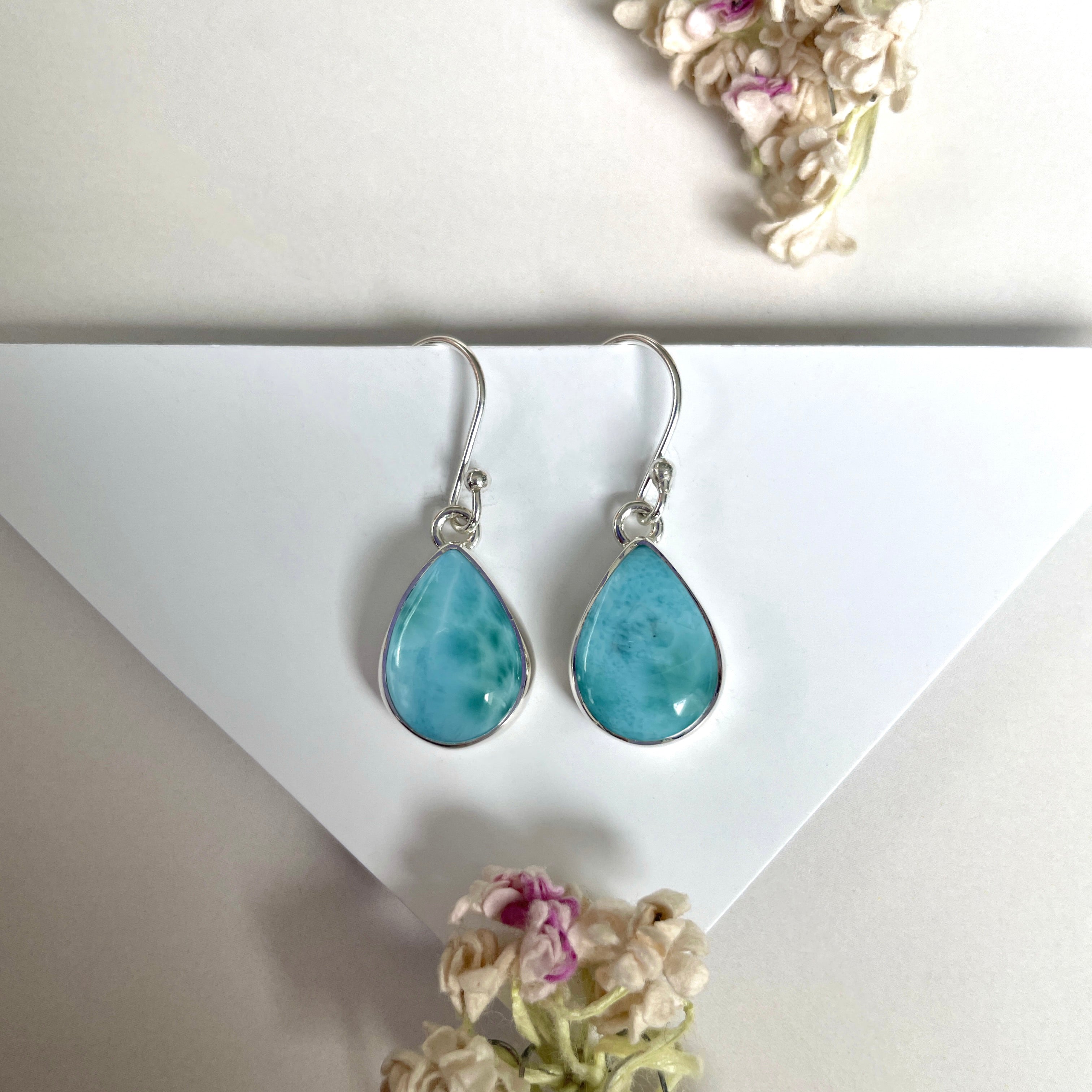 Larimar Earring-(LAR-E-2010.)