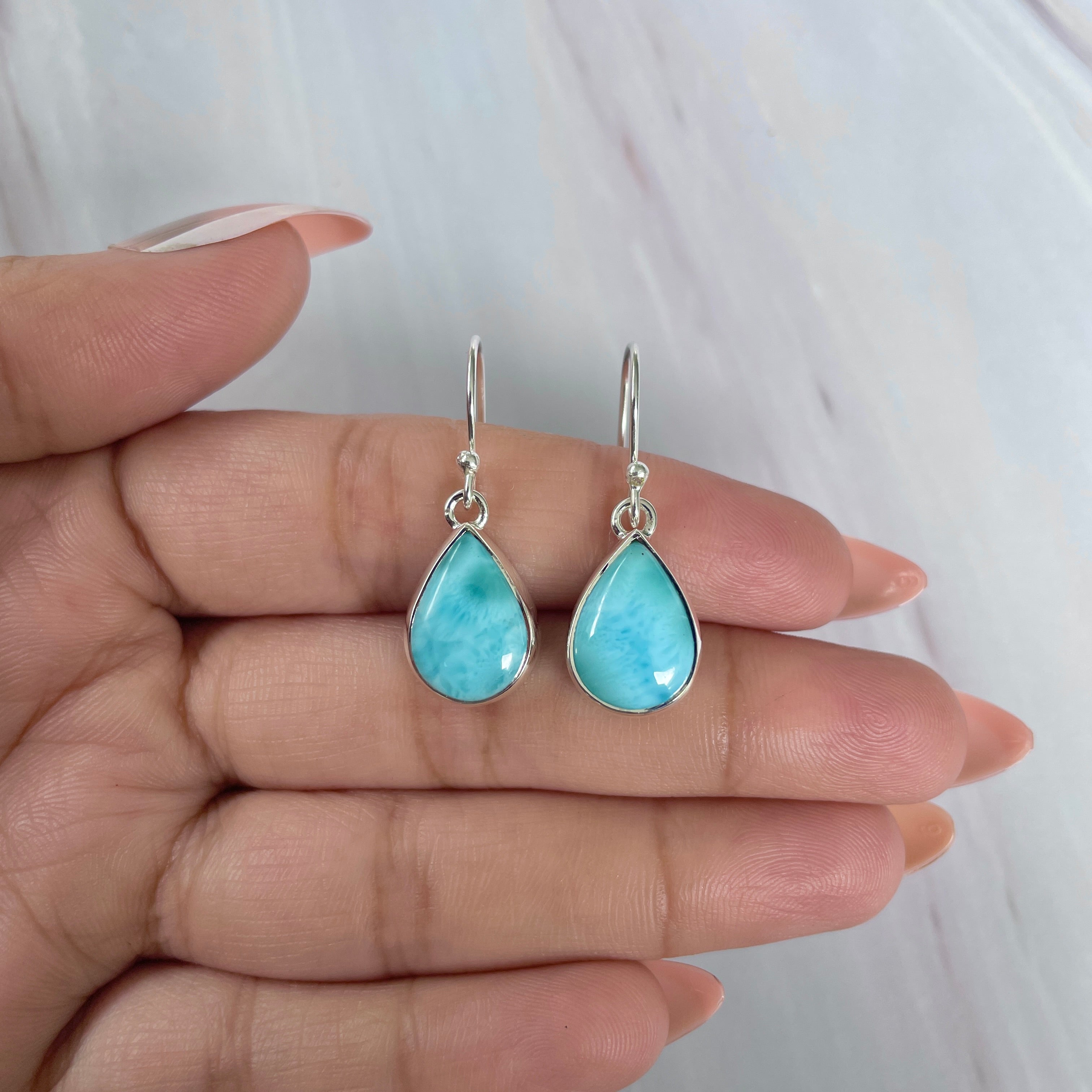 Larimar Earring-(LAR-E-2011.)