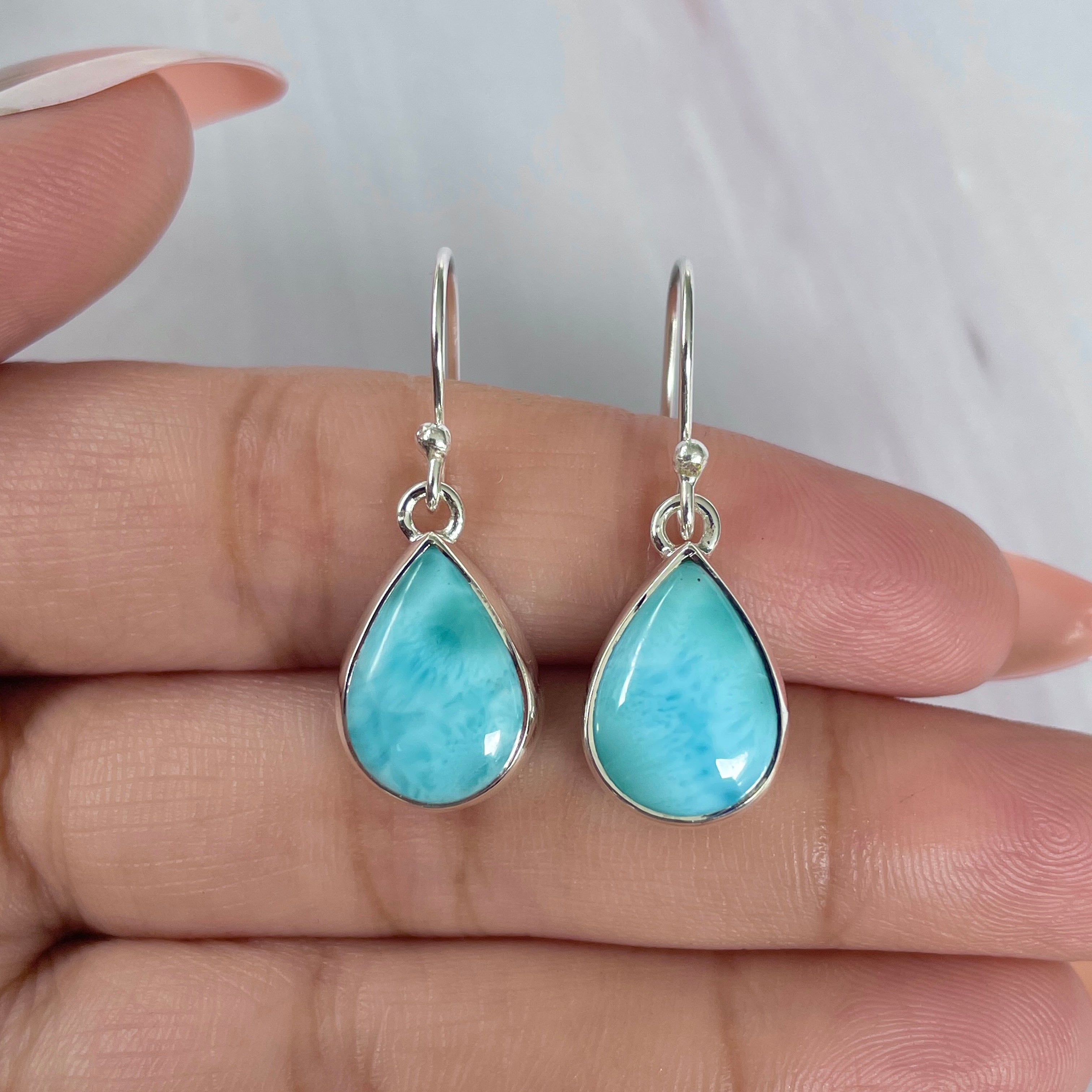 Larimar Earring-(LAR-E-2011.)