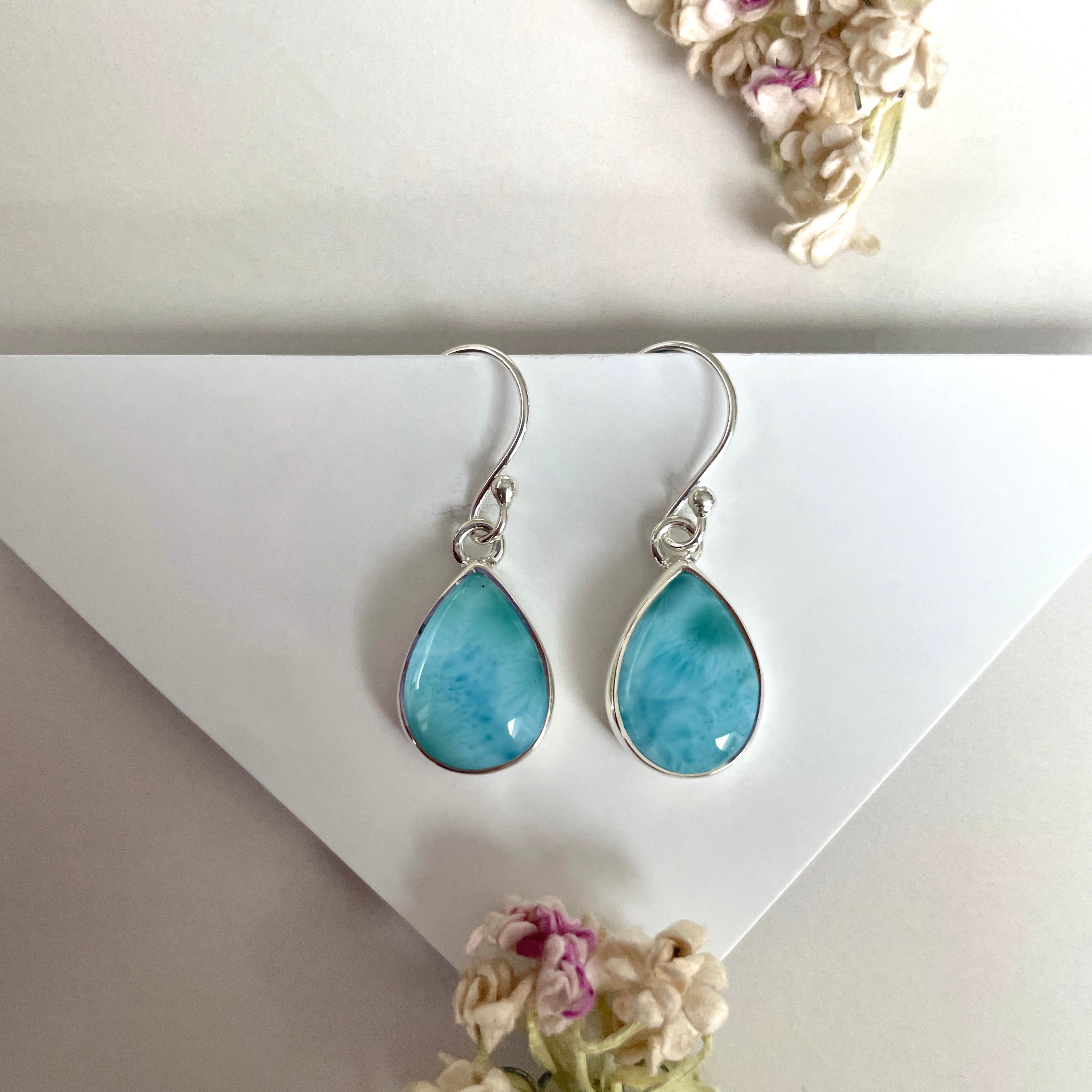 Larimar Earring-(LAR-E-2011.)