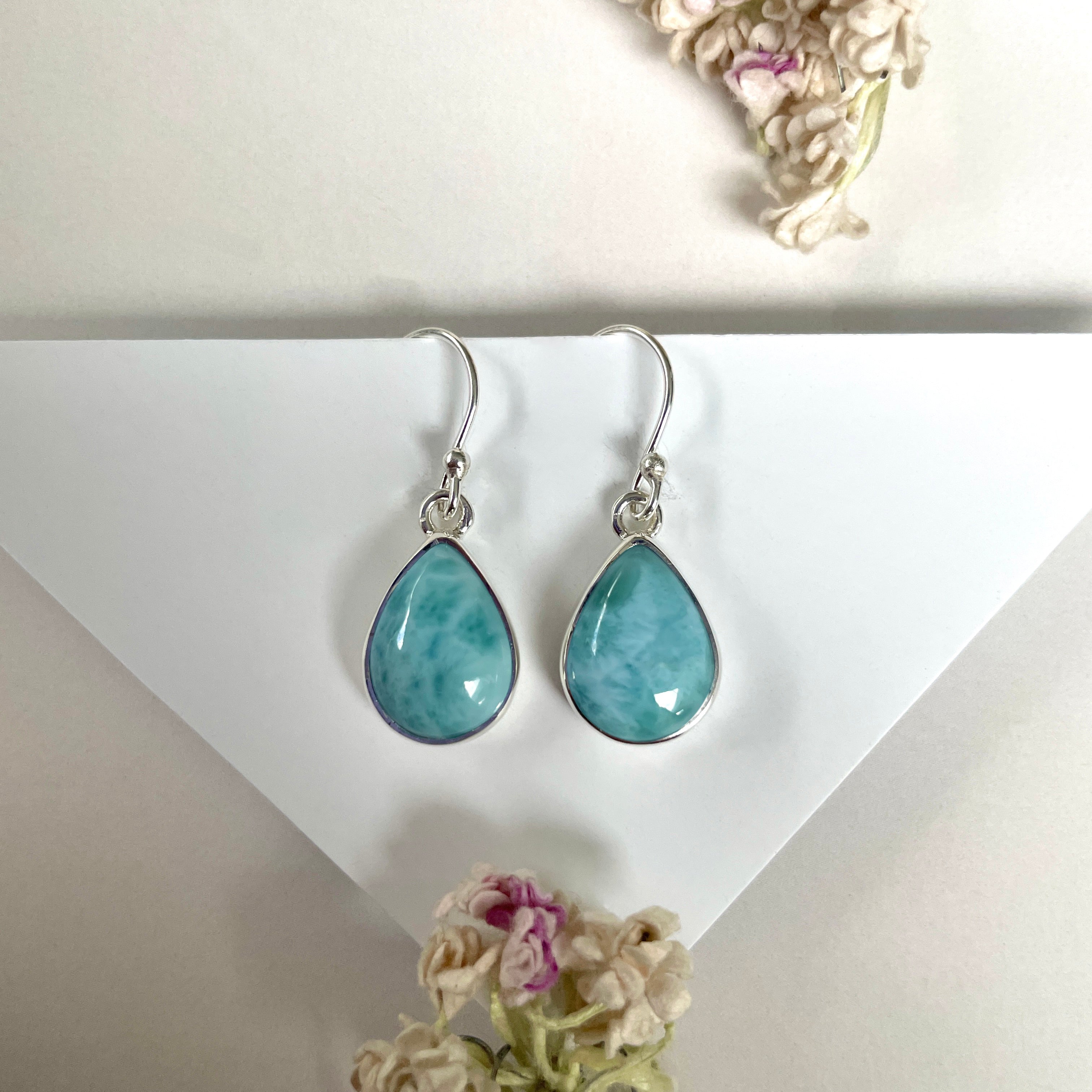 Larimar Earring-(LAR-E-2019.)