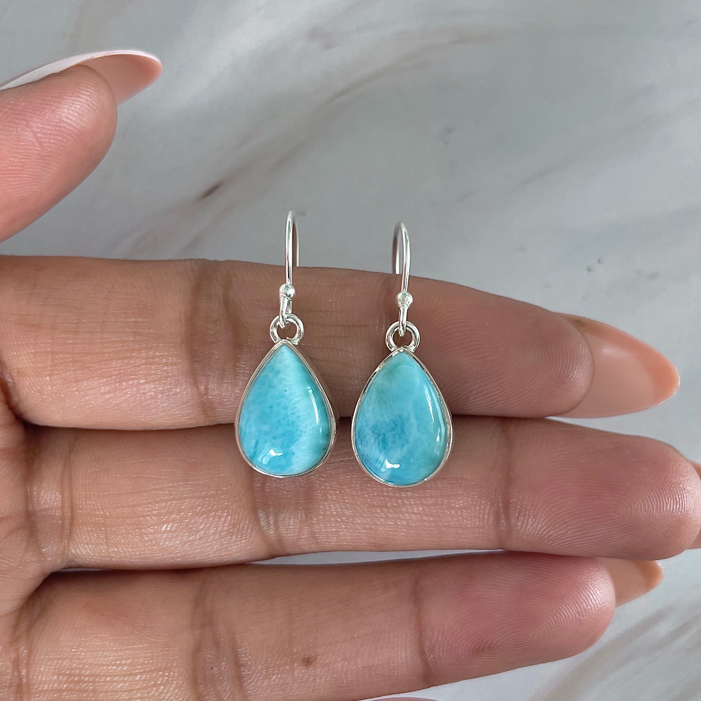 Larimar Earring-(LAR-E-2020.)