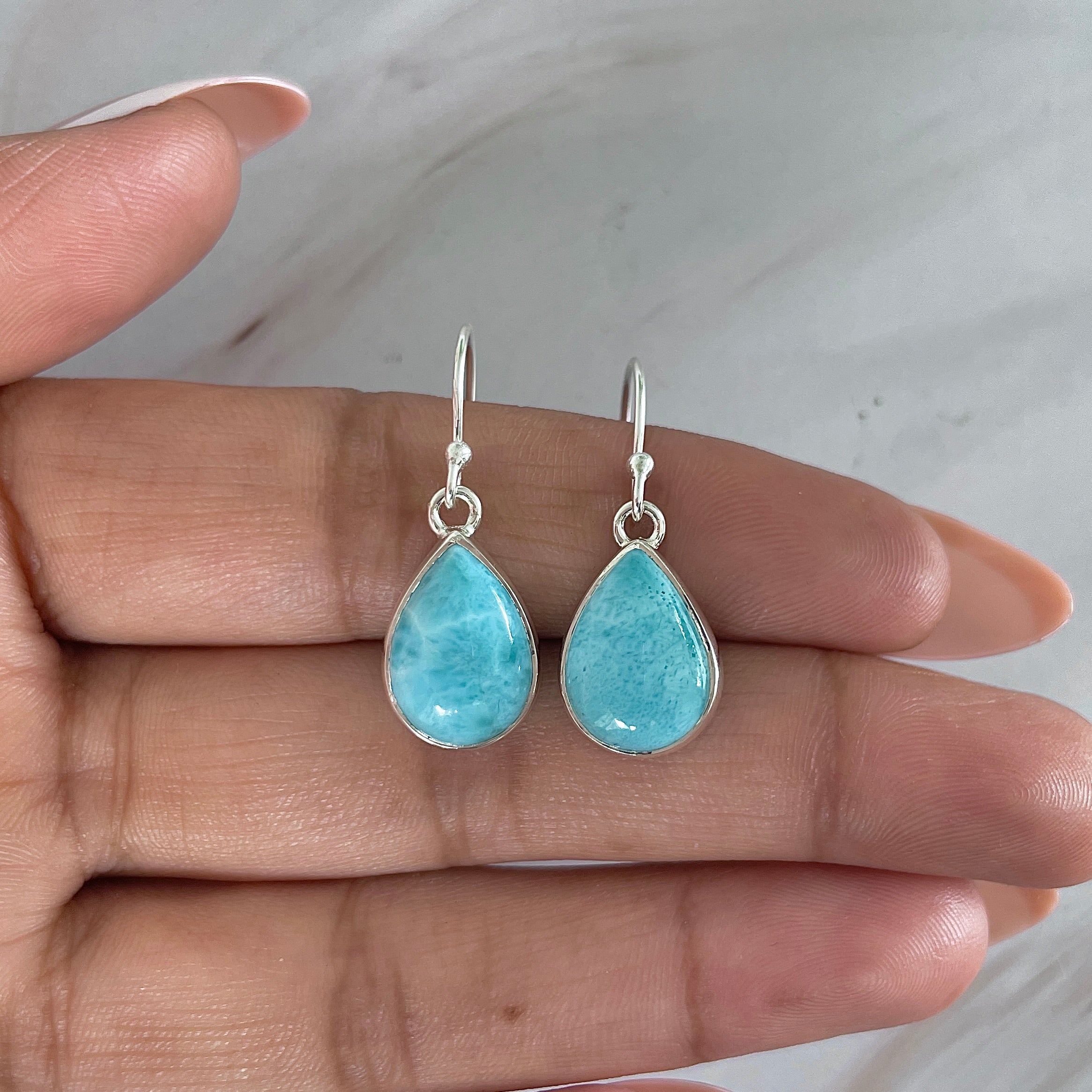 Larimar Earring-(LAR-E-2021.)