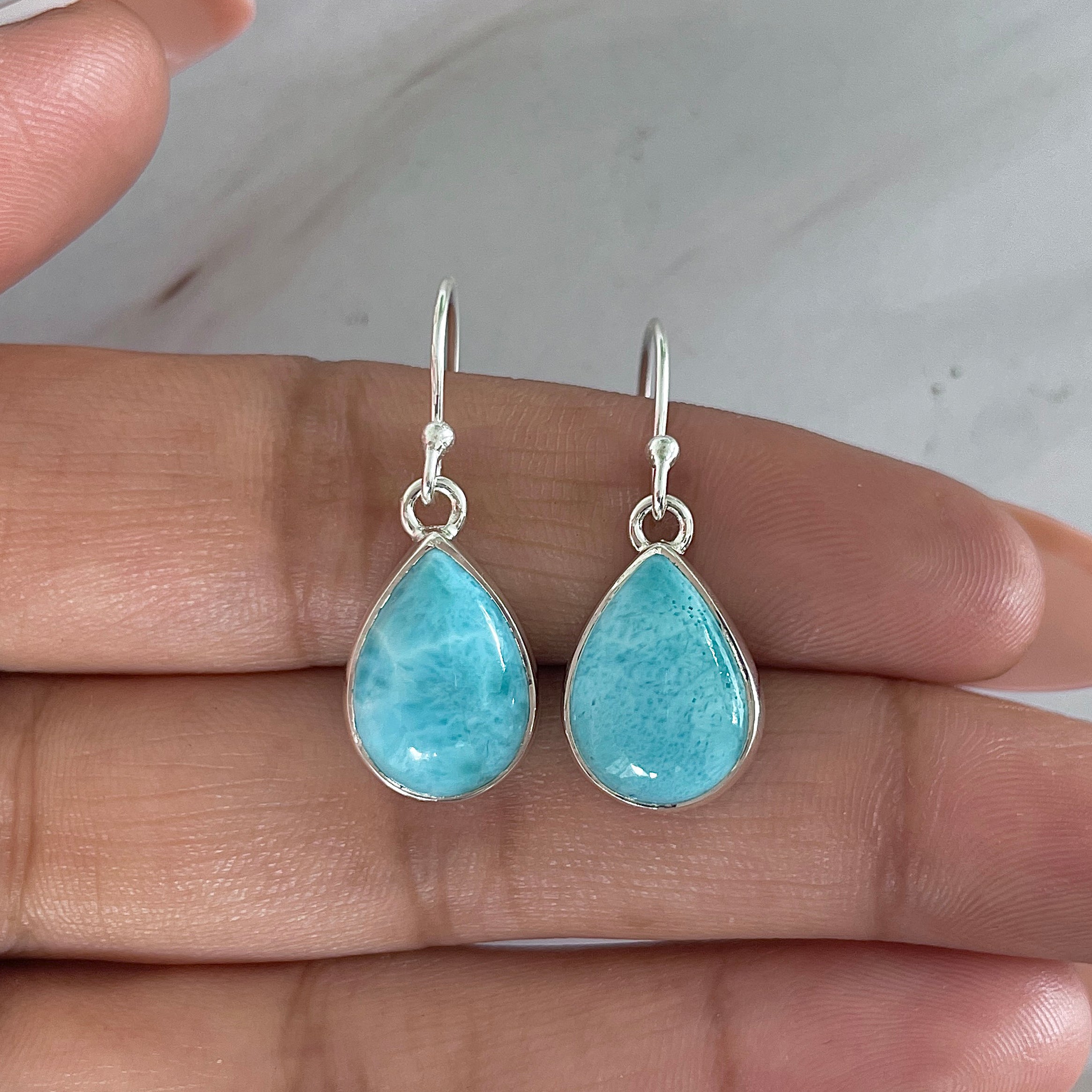 Larimar Earring-(LAR-E-2021.)