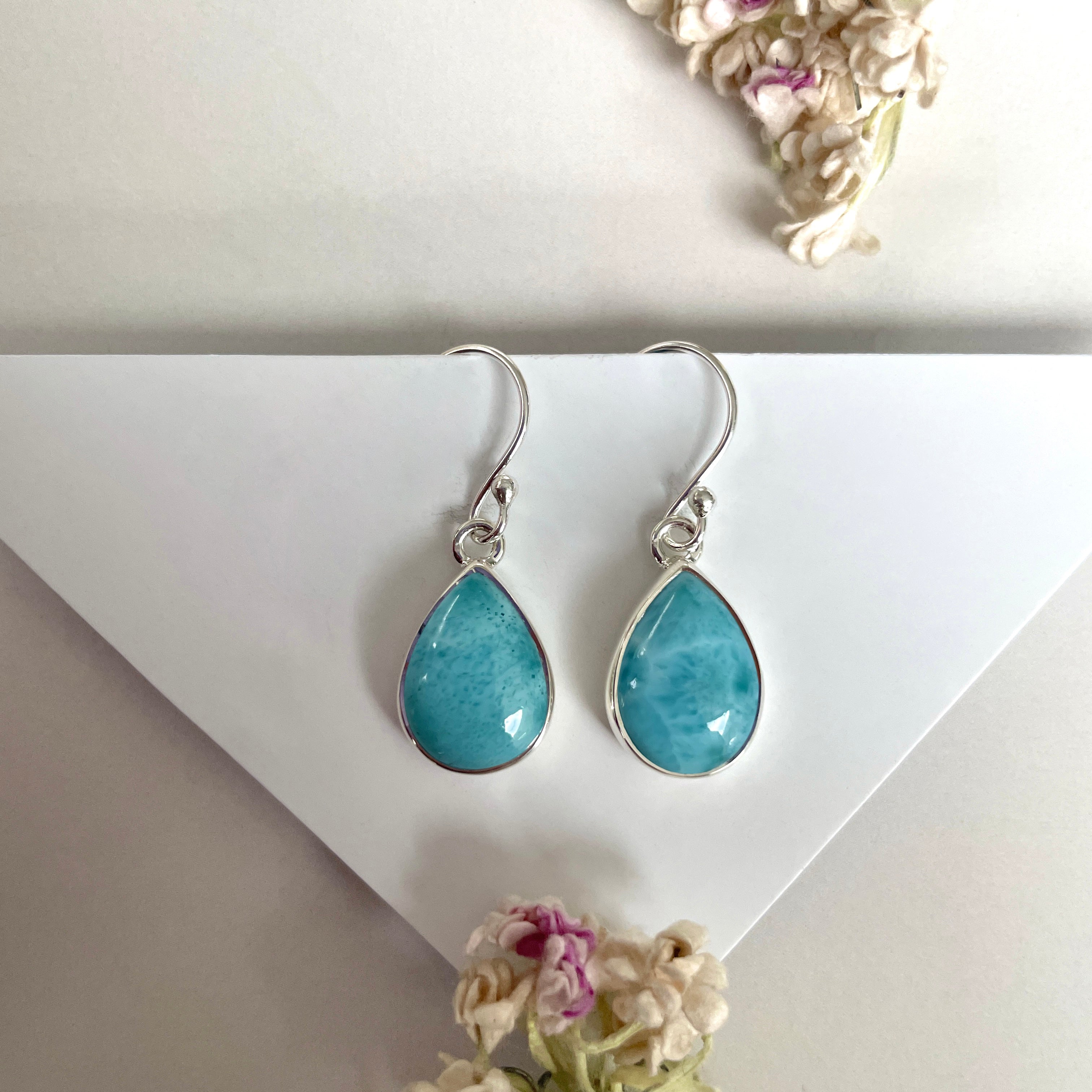 Larimar Earring-(LAR-E-2021.)