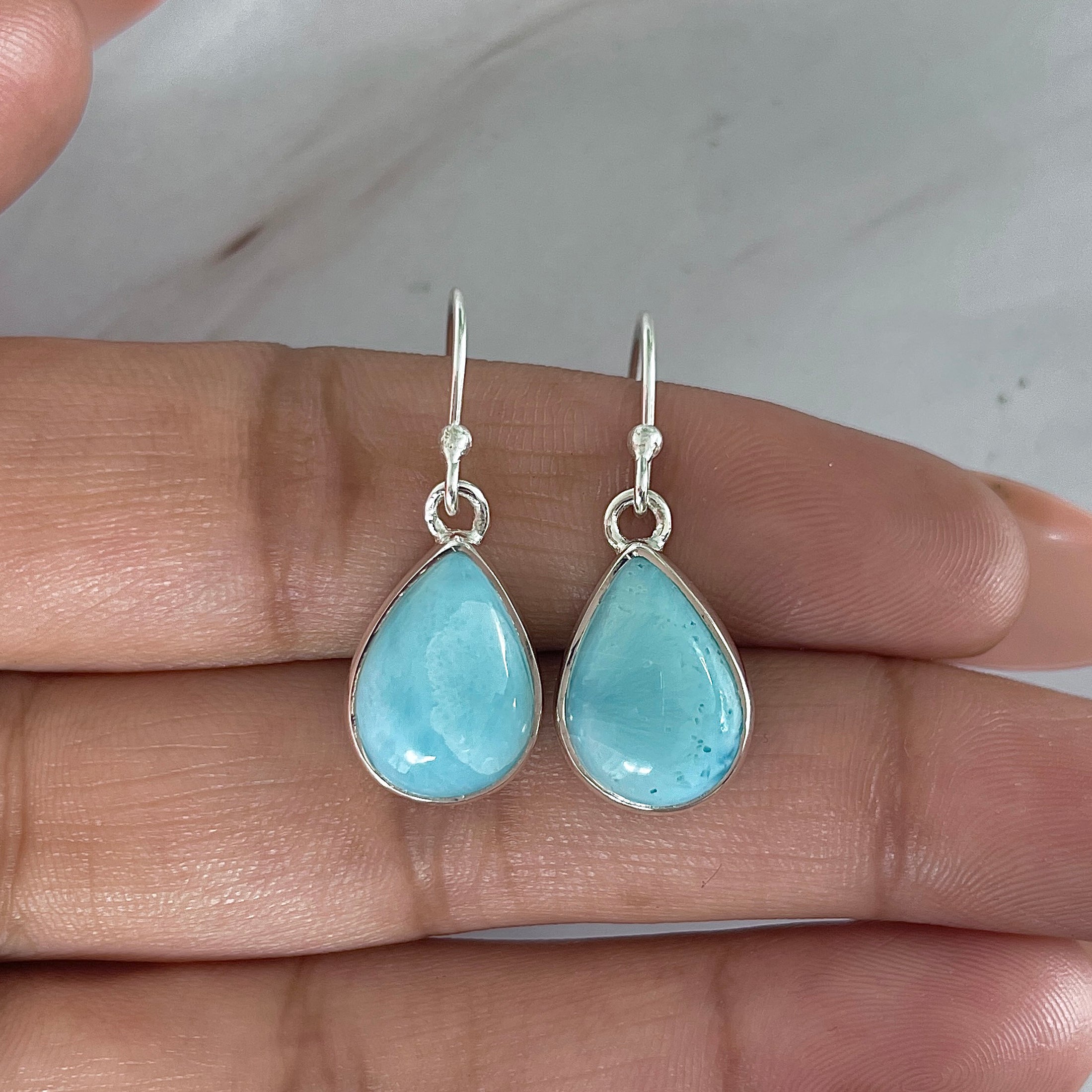 Larimar Earring-(LAR-E-2022.)
