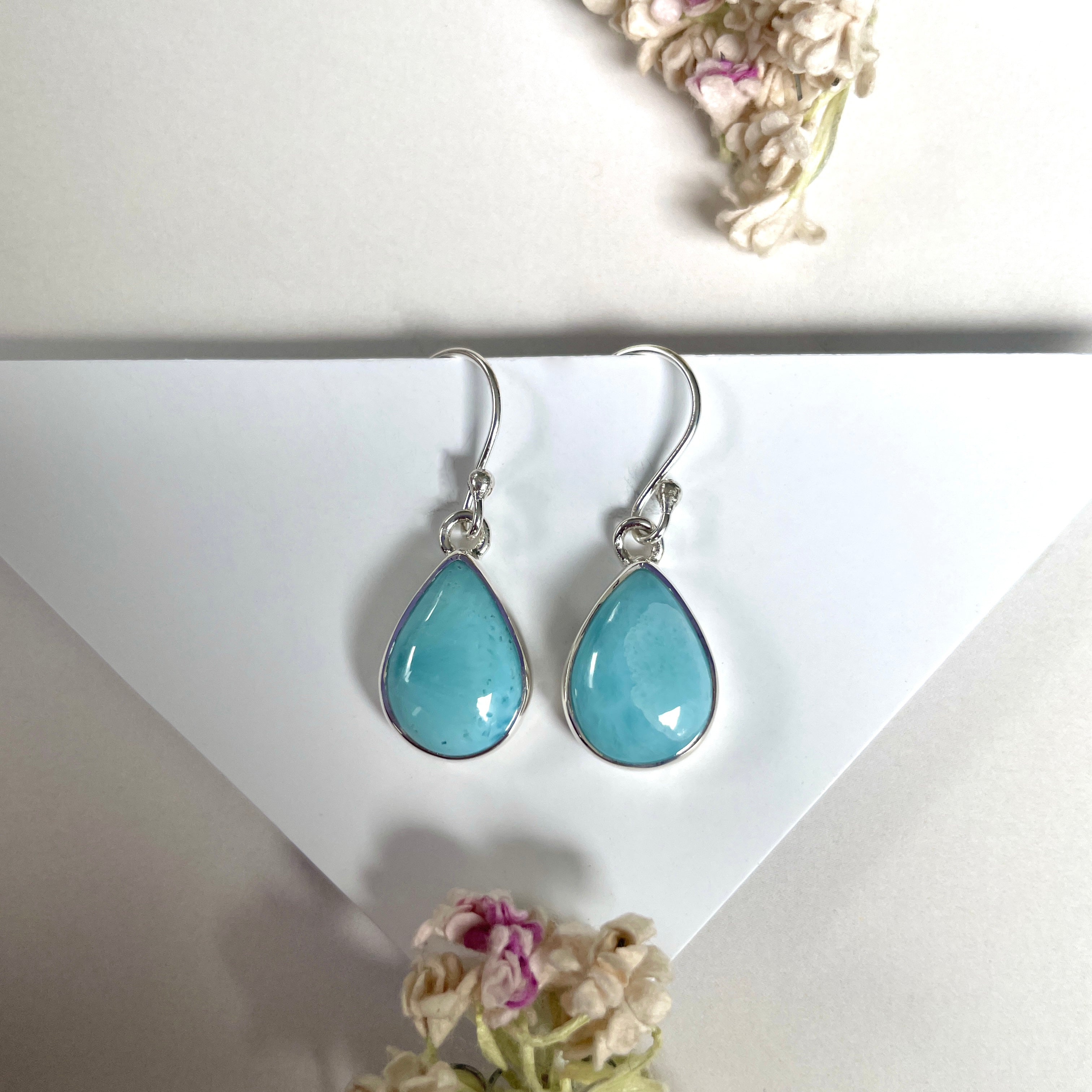 Larimar Earring-(LAR-E-2022.)