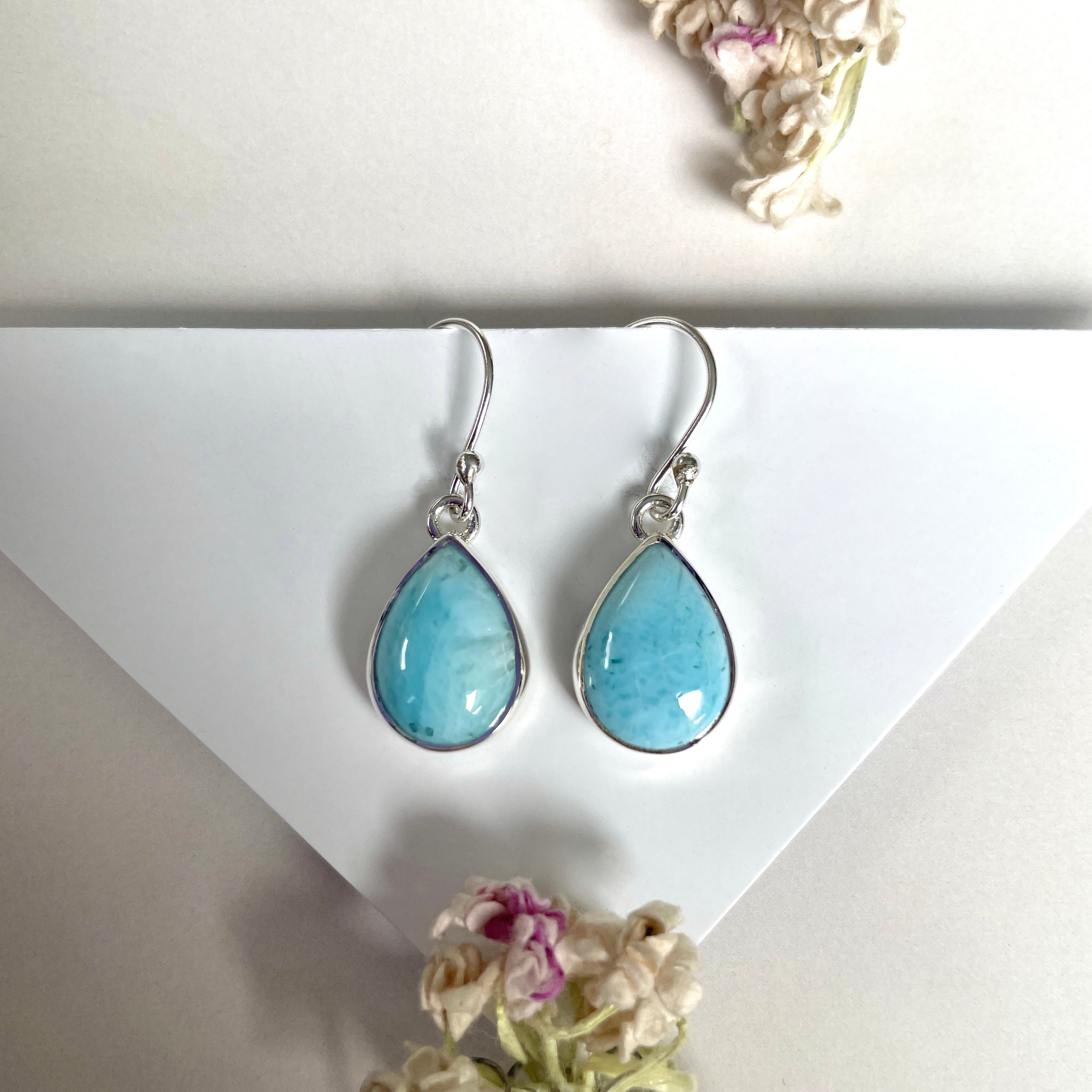 Larimar Earring-(LAR-E-2023.)