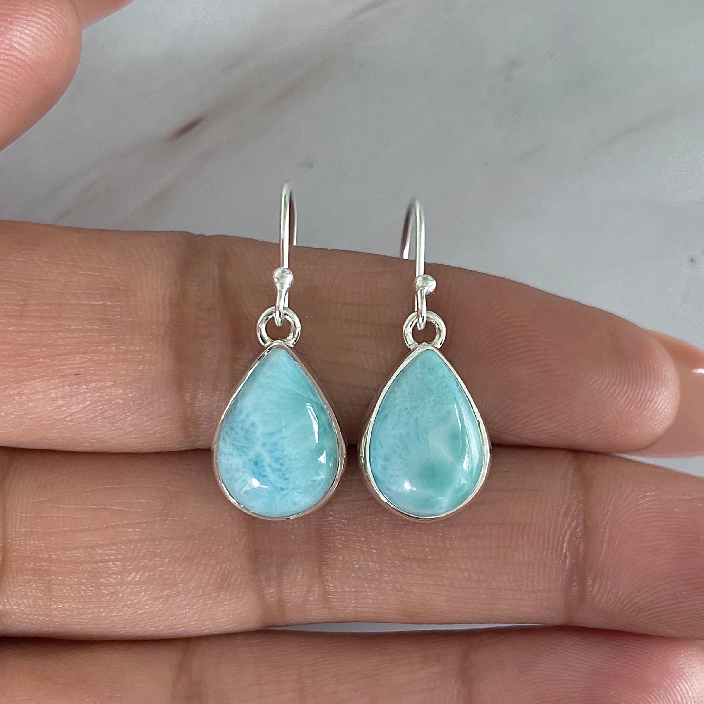 Larimar Earring-(LAR-E-2024.)