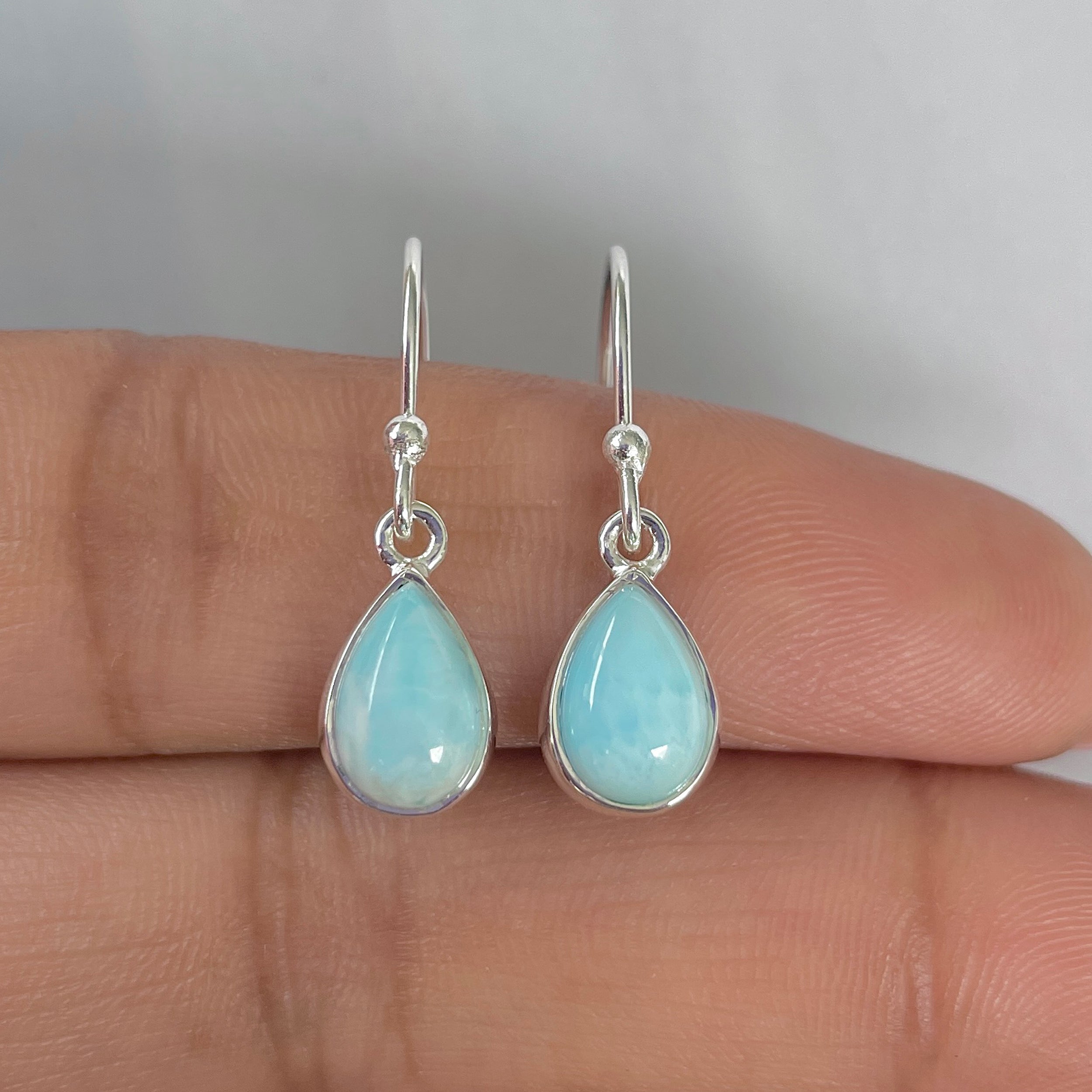 Larimar Earring-(LAR-E-2028.)