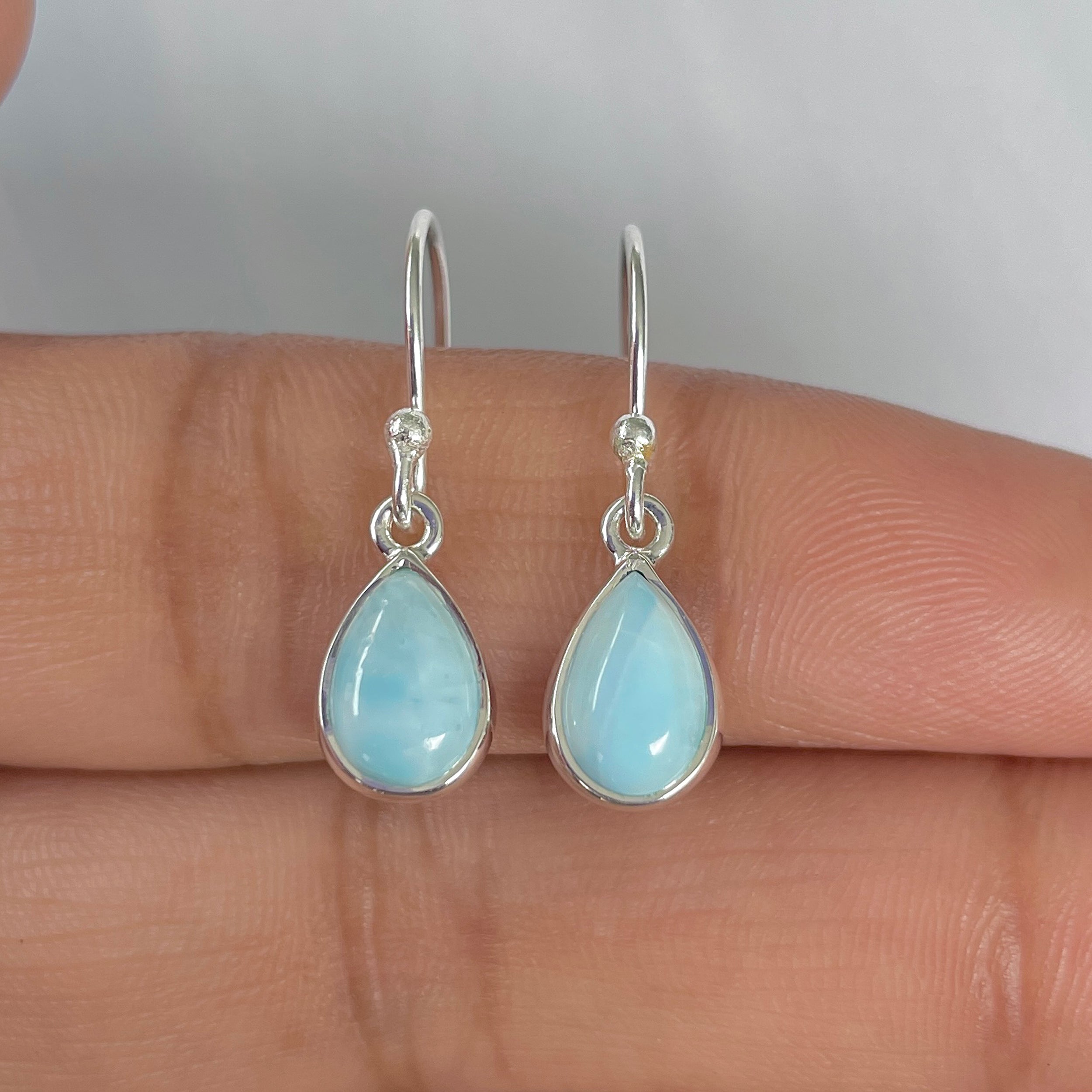 Larimar Earring-(LAR-E-2029.)