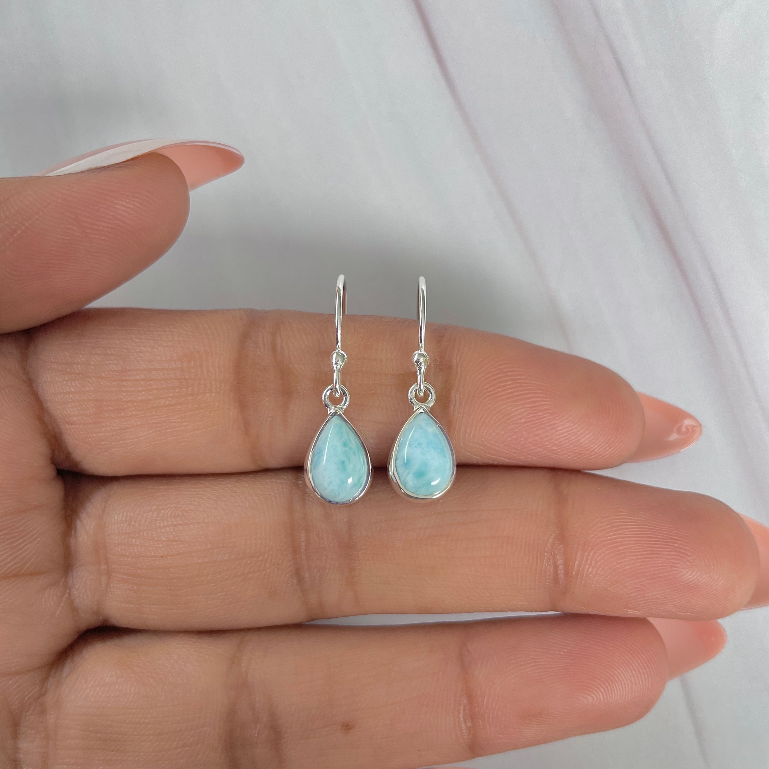 Larimar Earring-(LAR-E-2030.)